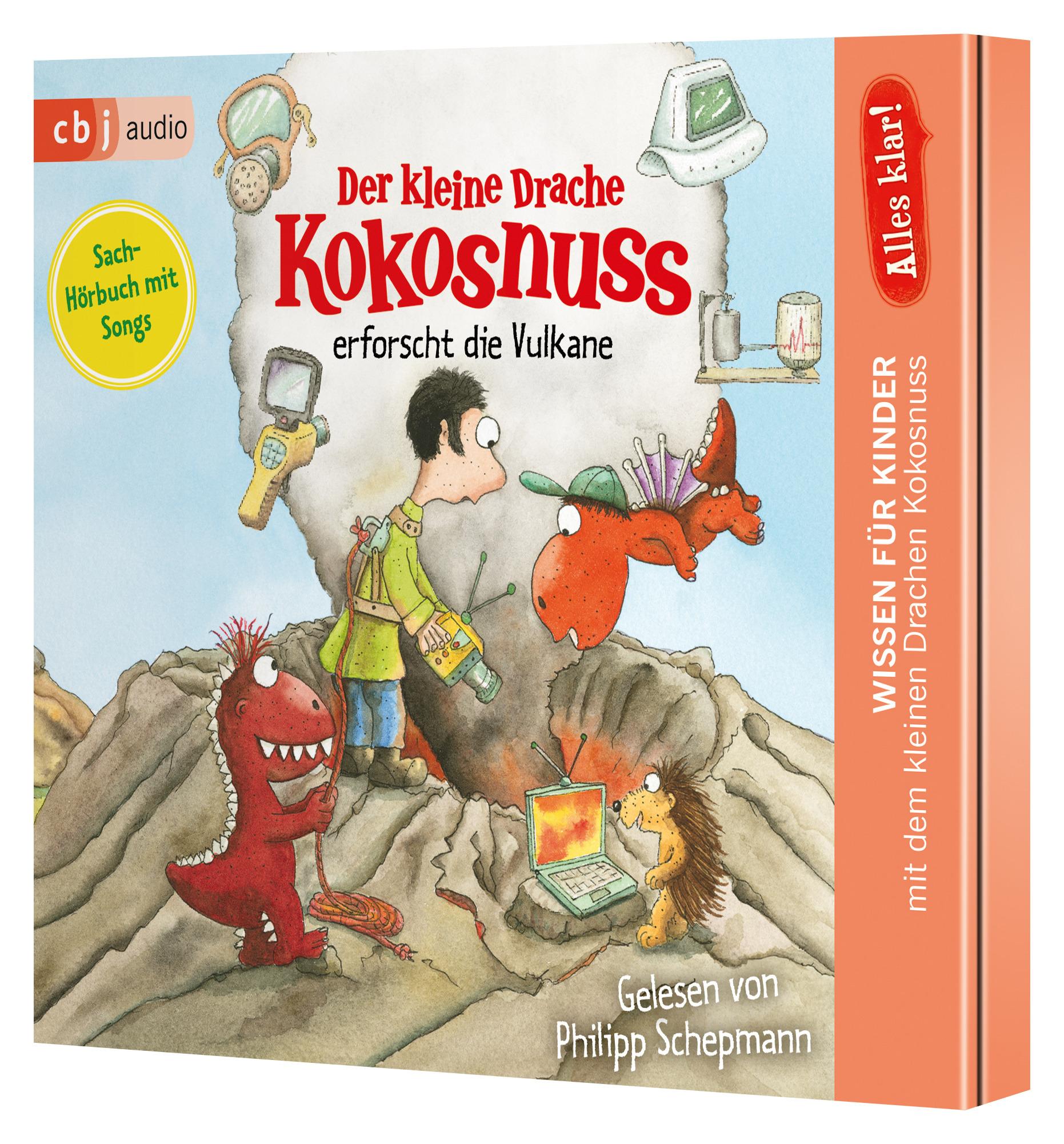 Vorderes Coverbild Alles klar! Der kleine Drache Kokosnuss erforscht die Vulkane