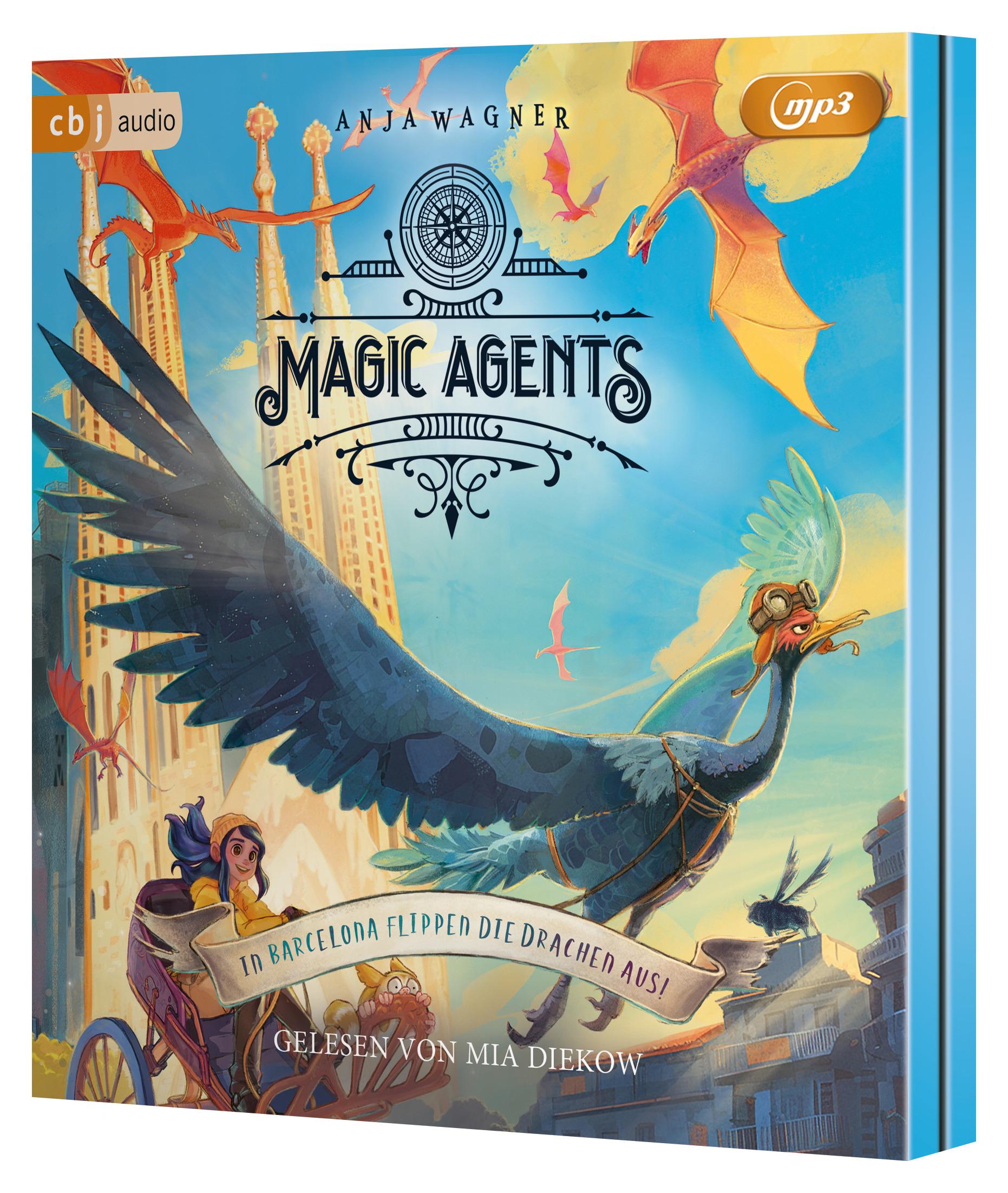 Vorderes Coverbild Magic Agents - In Barcelona flippen die Drachen aus!