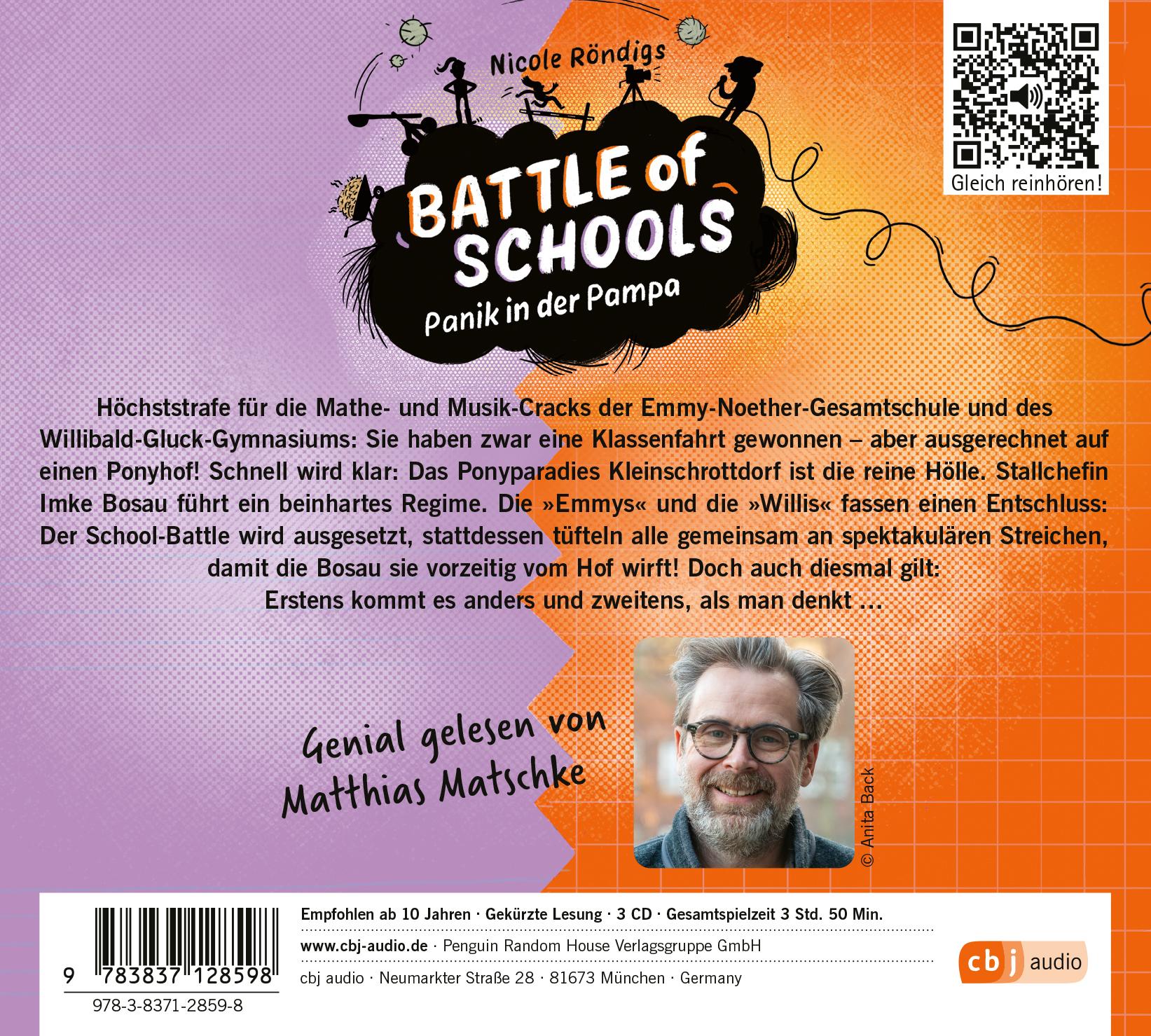 Beispielinhalt (Bild) Battle of Schools - Panik in der Pampa