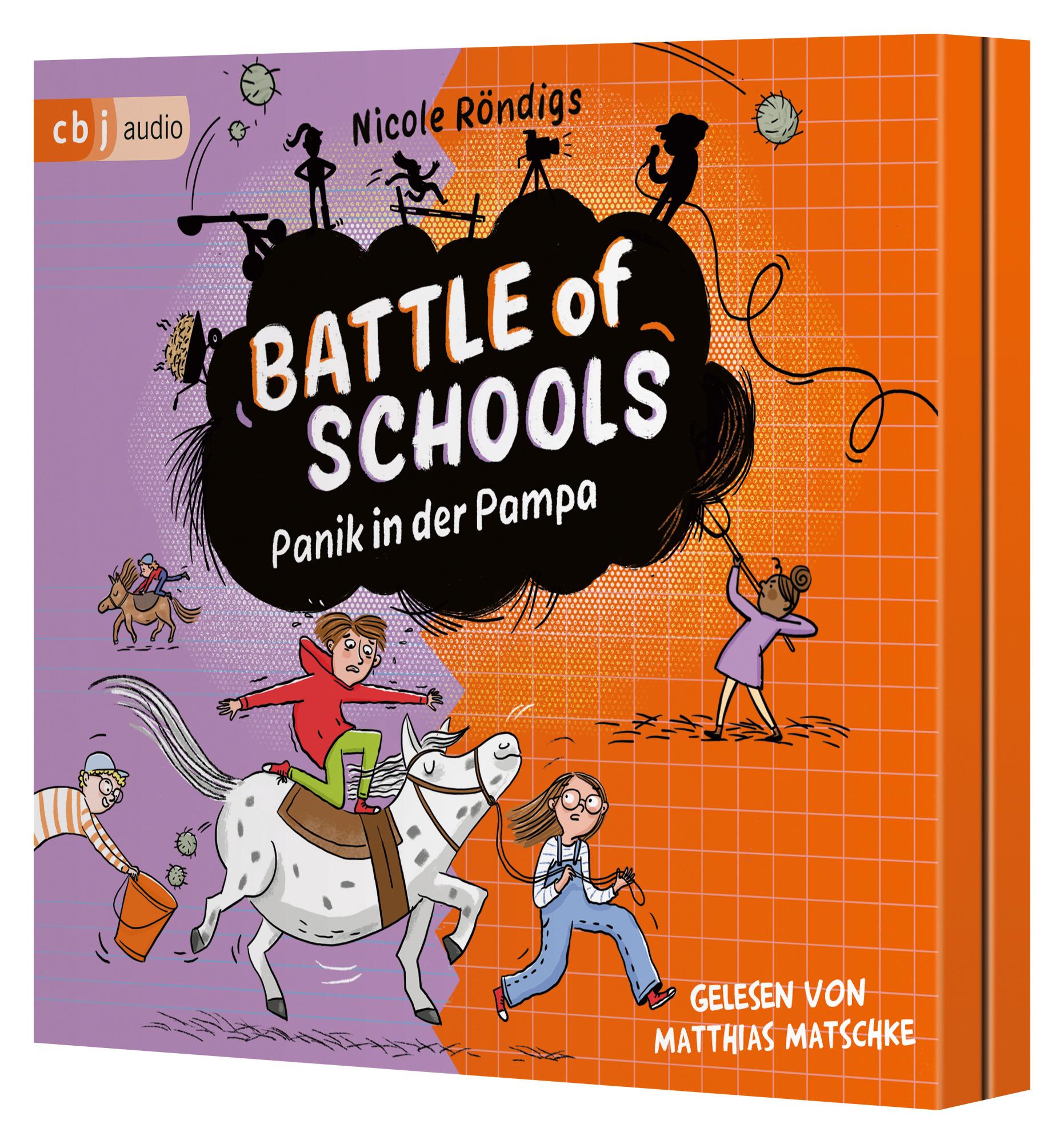 Vorderes Coverbild Battle of Schools - Panik in der Pampa