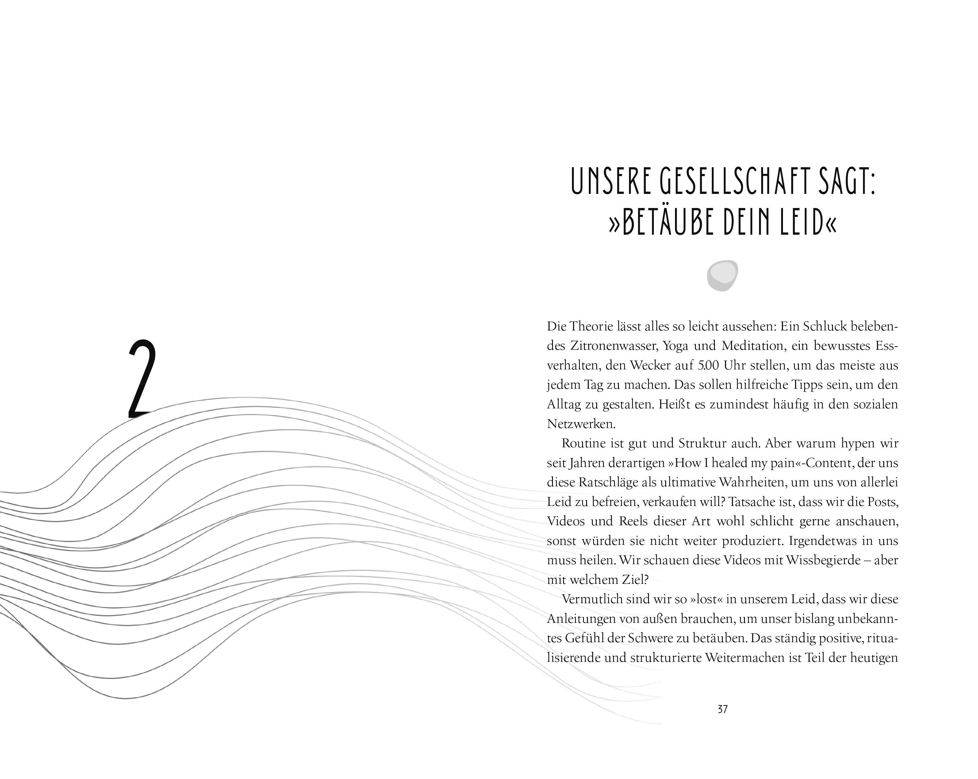 Beispielinhalt (Bild) Leid - Die emotionalen Wellen des Lebens