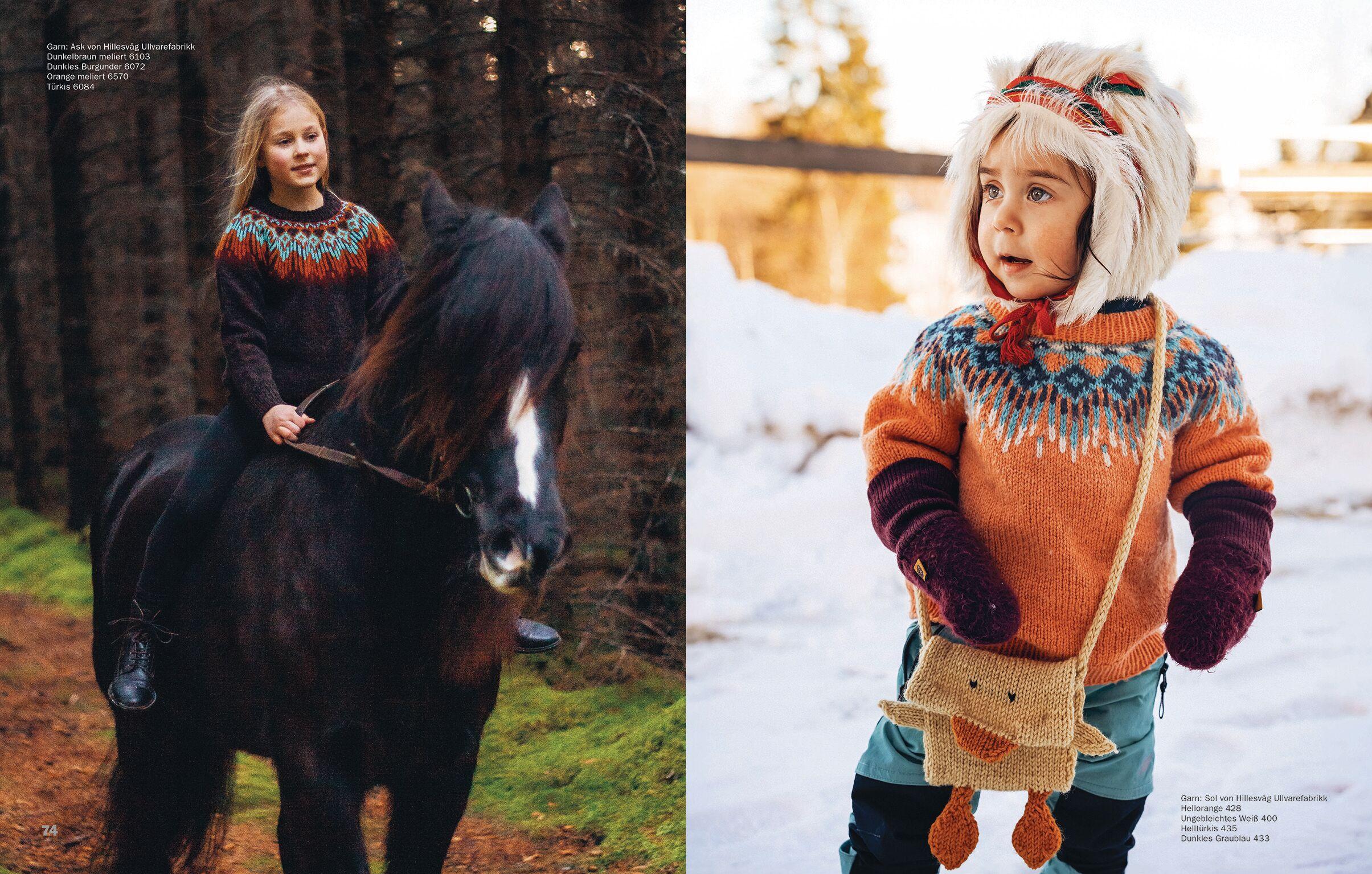 Beispielinhalt (Bild) Einfach nordisch stricken Kids