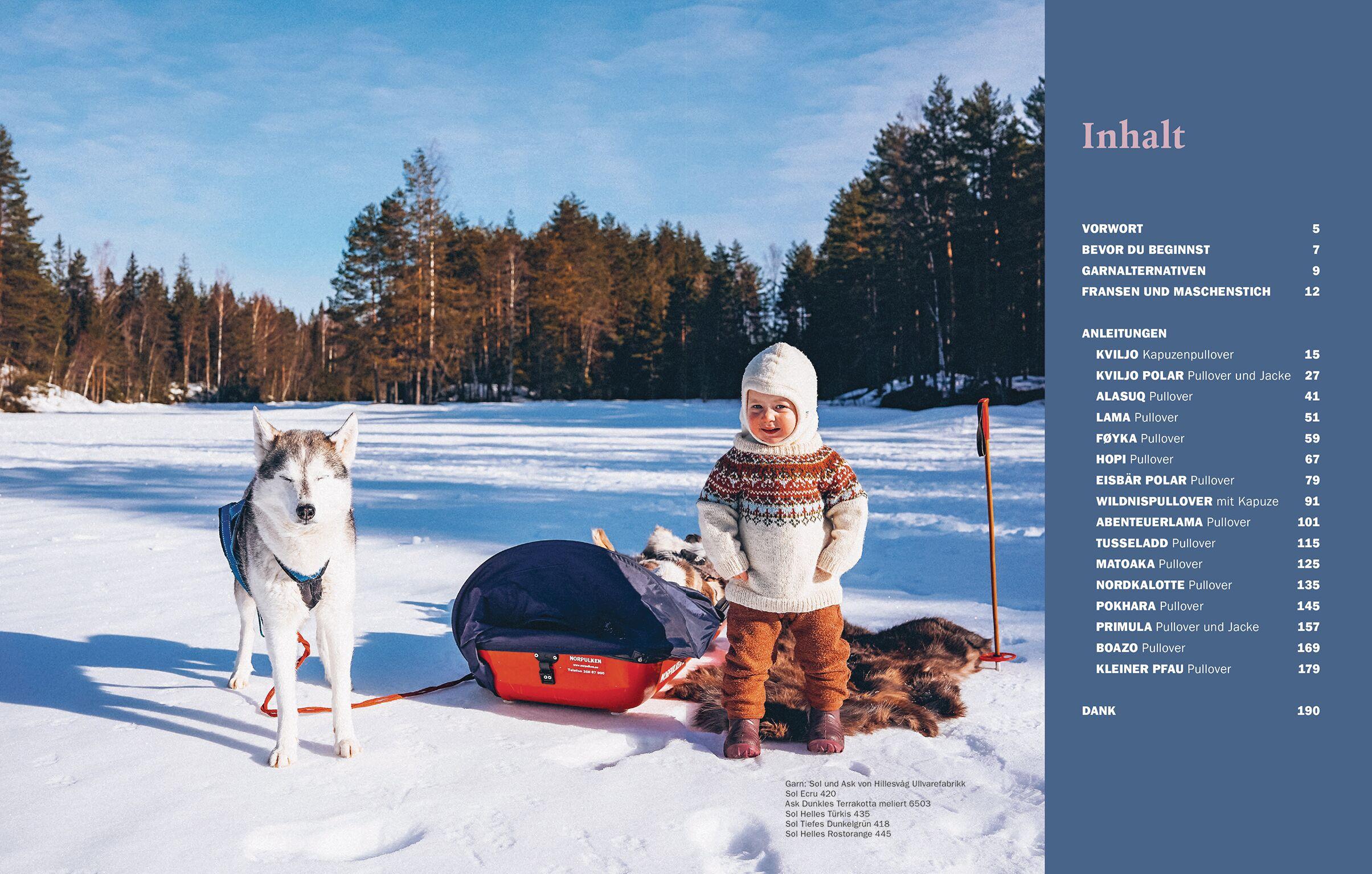 Beispielinhalt (Bild) Einfach nordisch stricken Kids