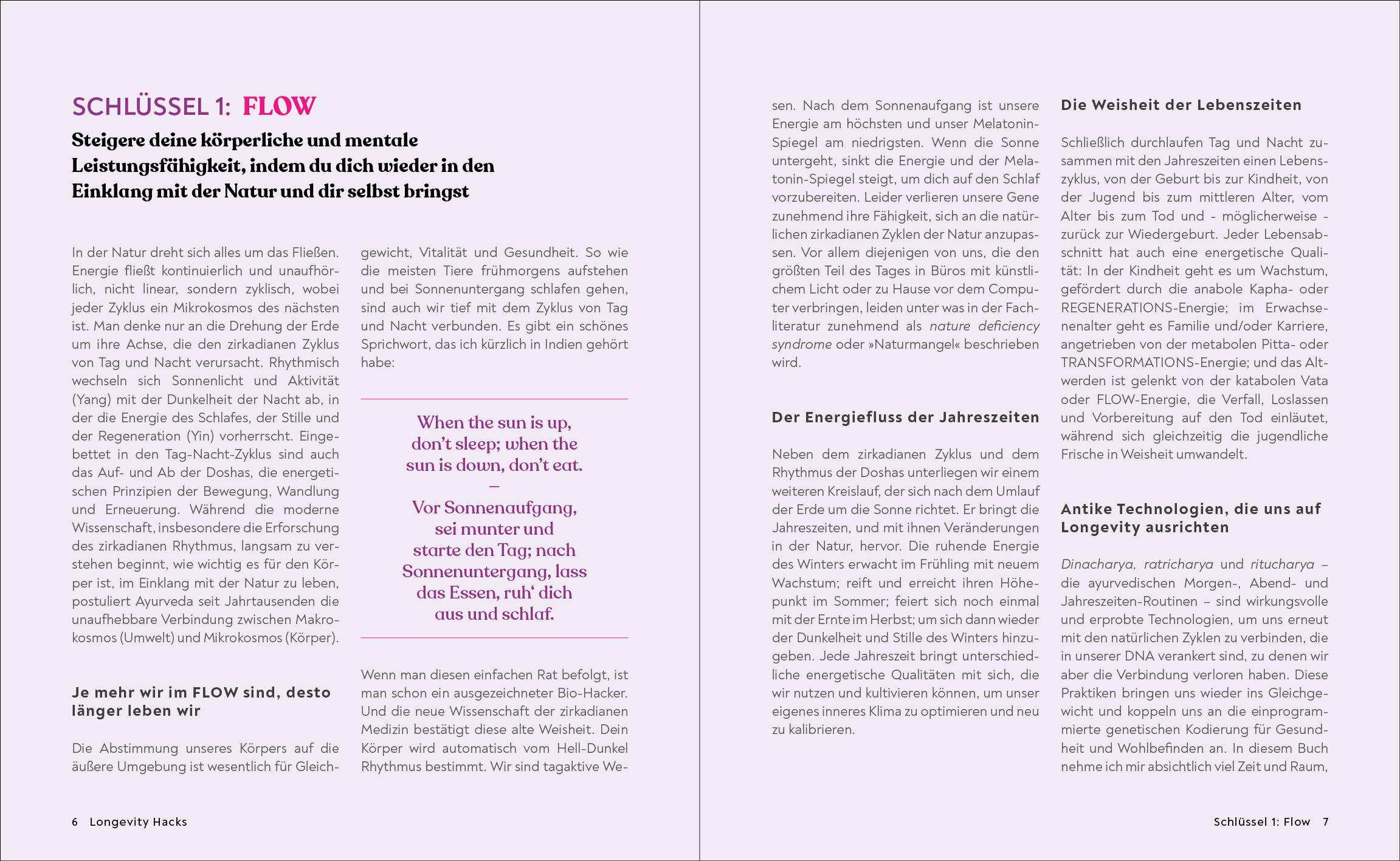 Beispielinhalt (Bild) Dein Ayurveda