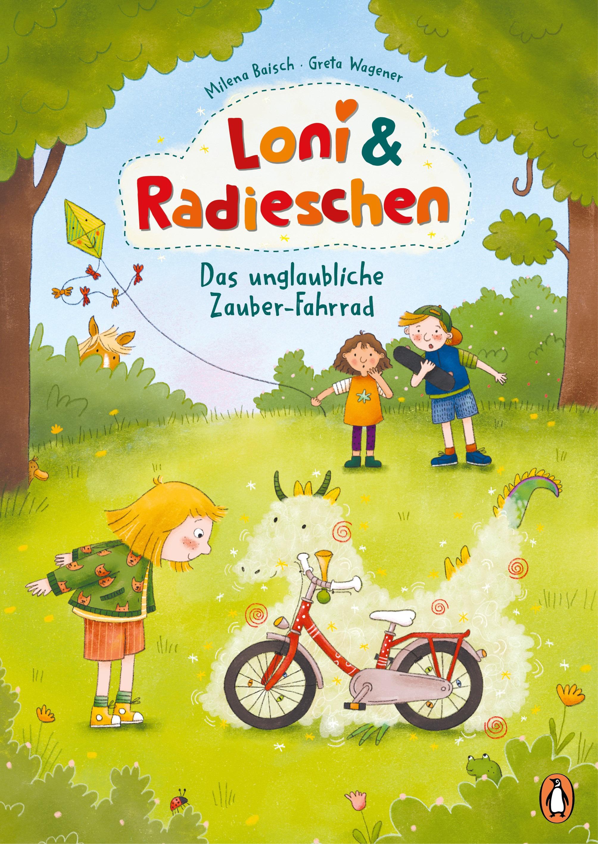 Vorderes Coverbild Loni und Radieschen - Das unglaubliche Zauber-Fahrrad