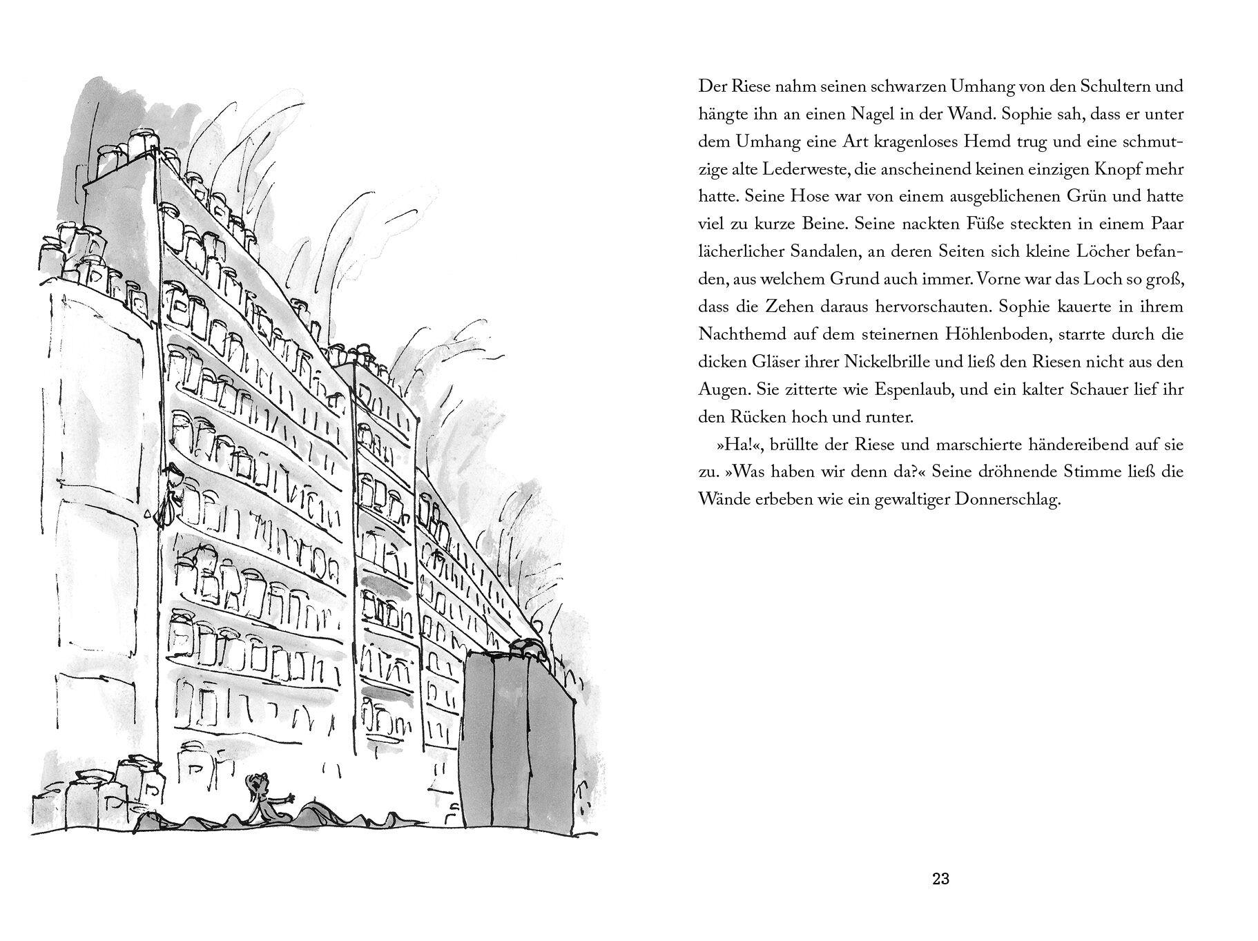 Beispielinhalt (Bild) Sophie und der Riese