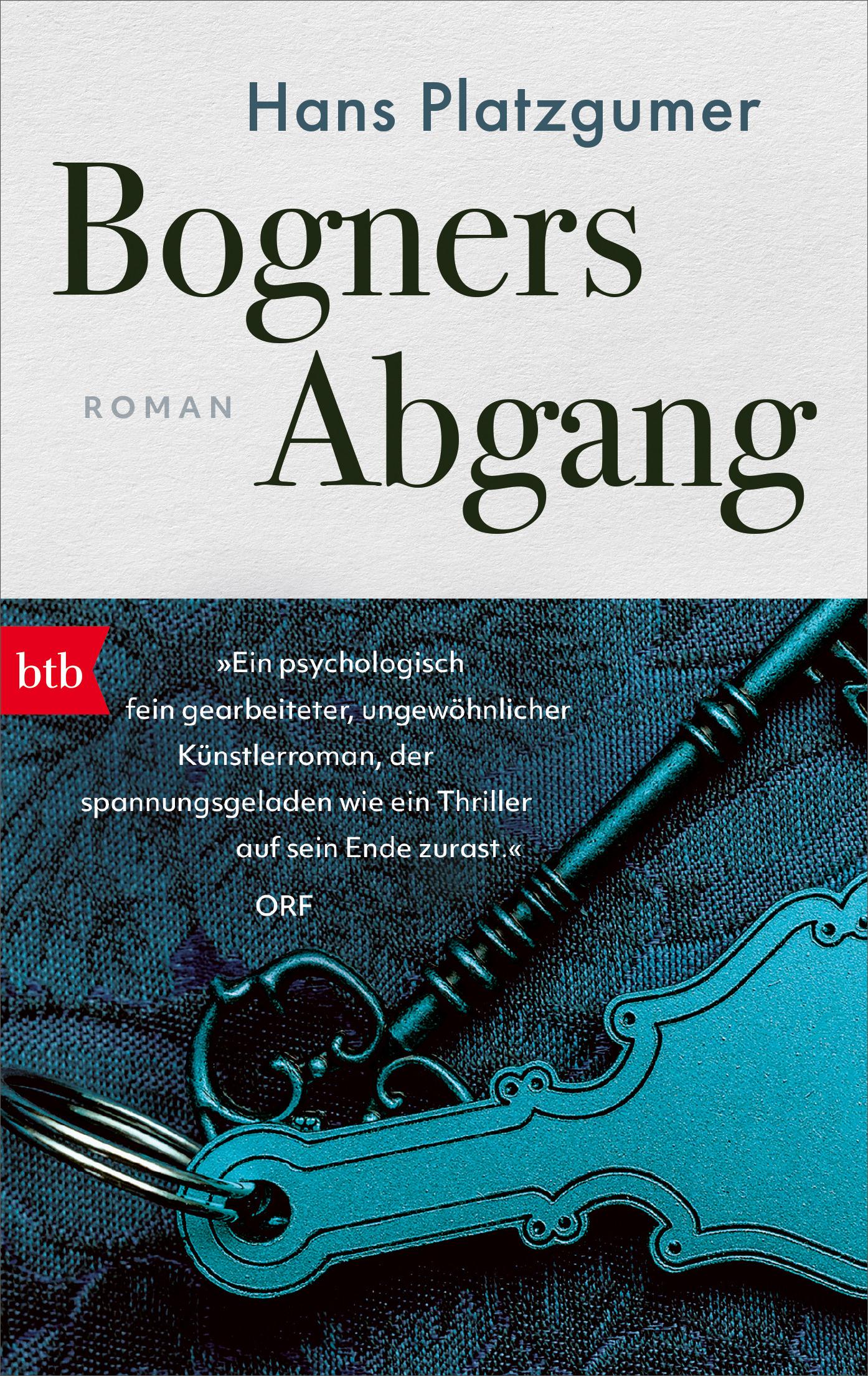 Vorderes Coverbild Bogners Abgang