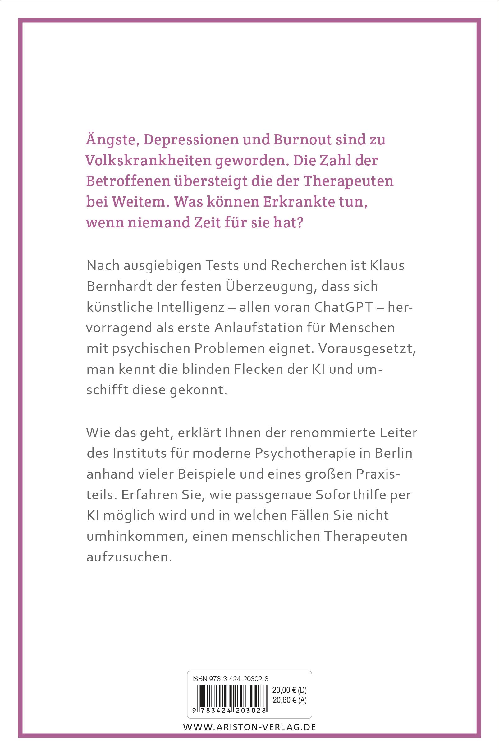 Beispielinhalt (Bild) Der KI-Therapeut