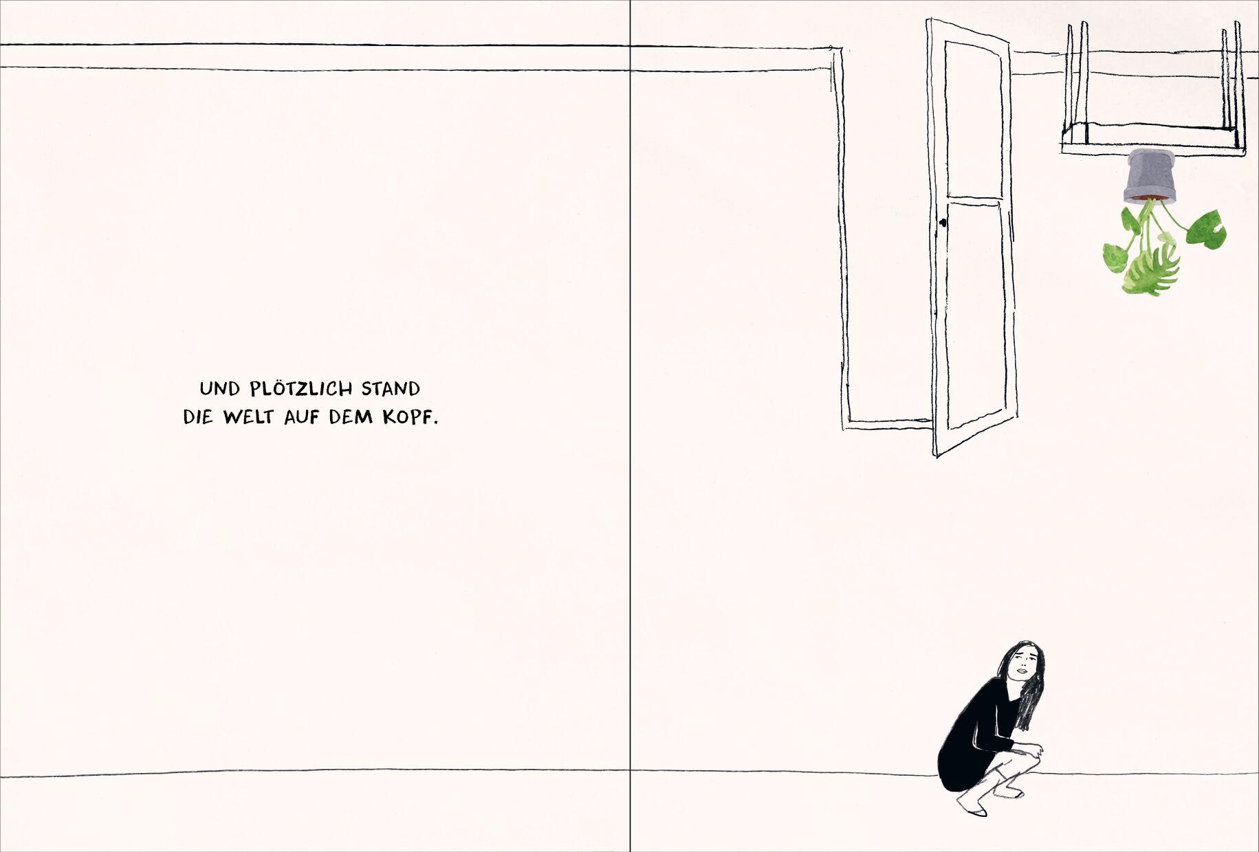 Beispielinhalt (Bild) Hallo Trauer, ich bin gleich wieder bei dir