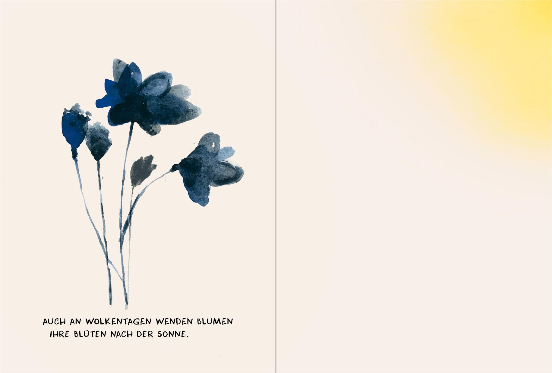 Beispielinhalt (Bild) Hallo Trauer, ich bin gleich wieder bei dir