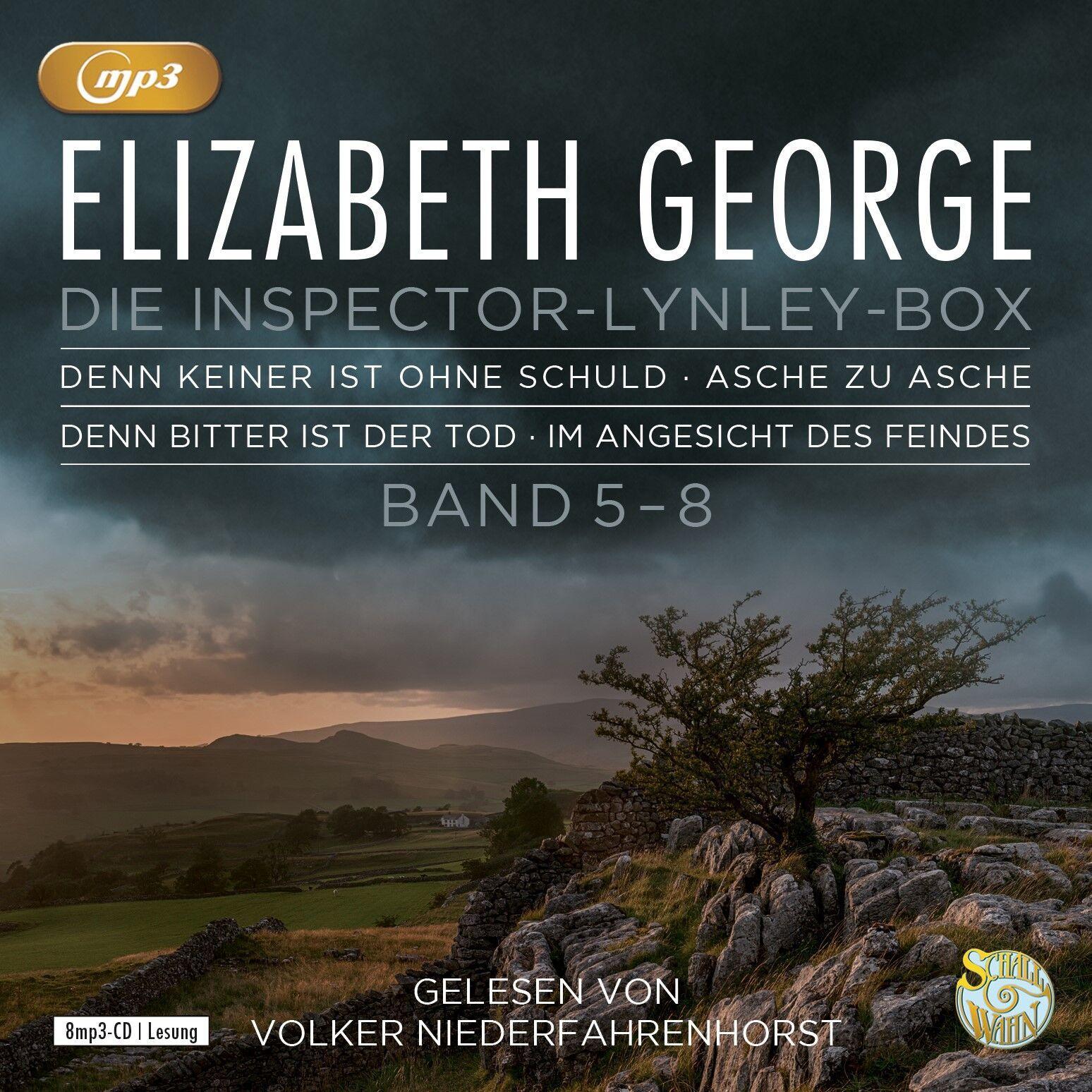 Beispielinhalt (Bild) Die Inspector-Lynley-Box - Denn bitter ist der Tod - Denn keiner ist ohne Schuld - Asche zu Asche - Im Angesicht des Feindes