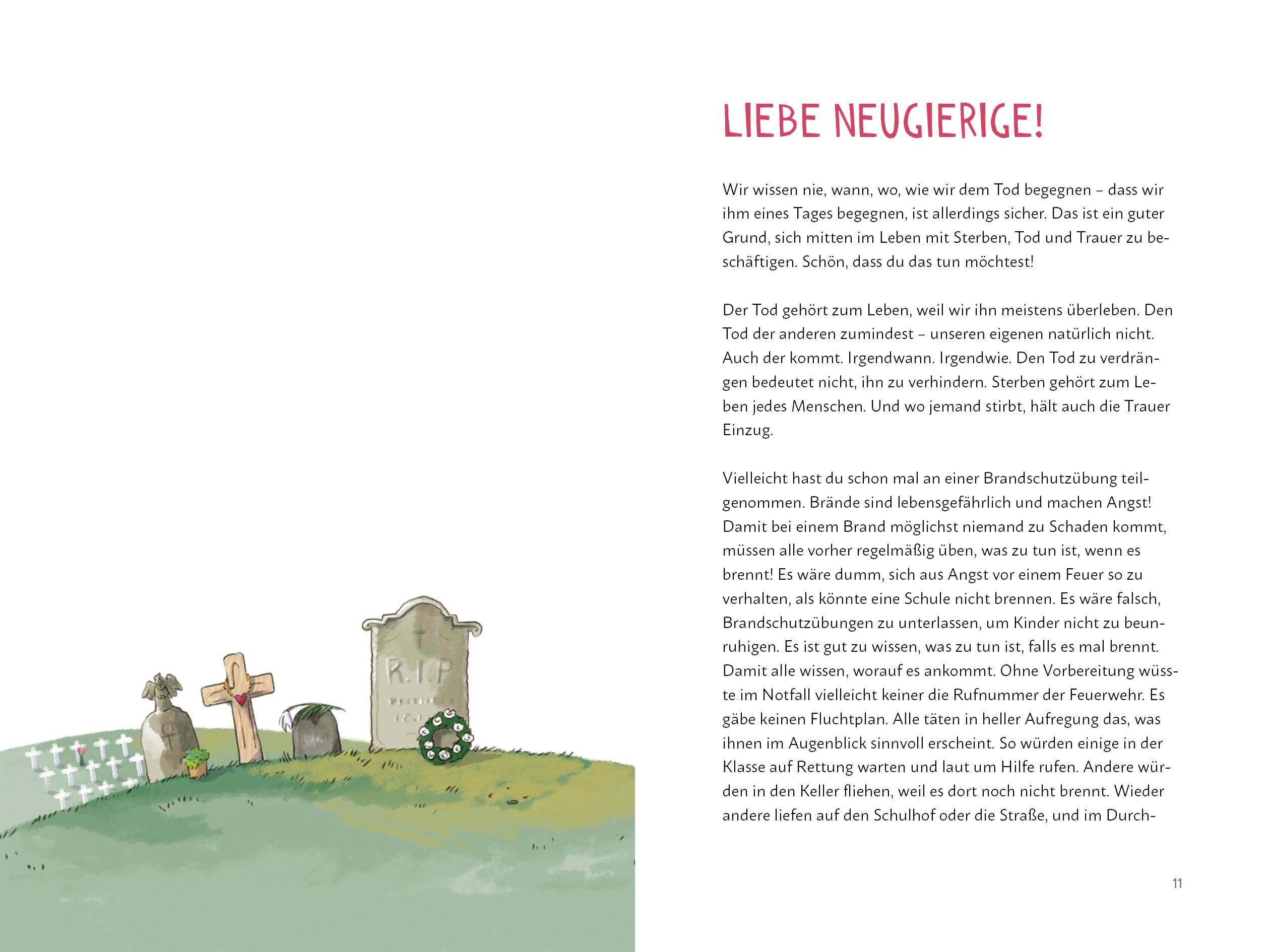 Beispielinhalt (Bild) Wie tief ist ein Grab? Alles über Sterben, Tod und Abschiednehmen