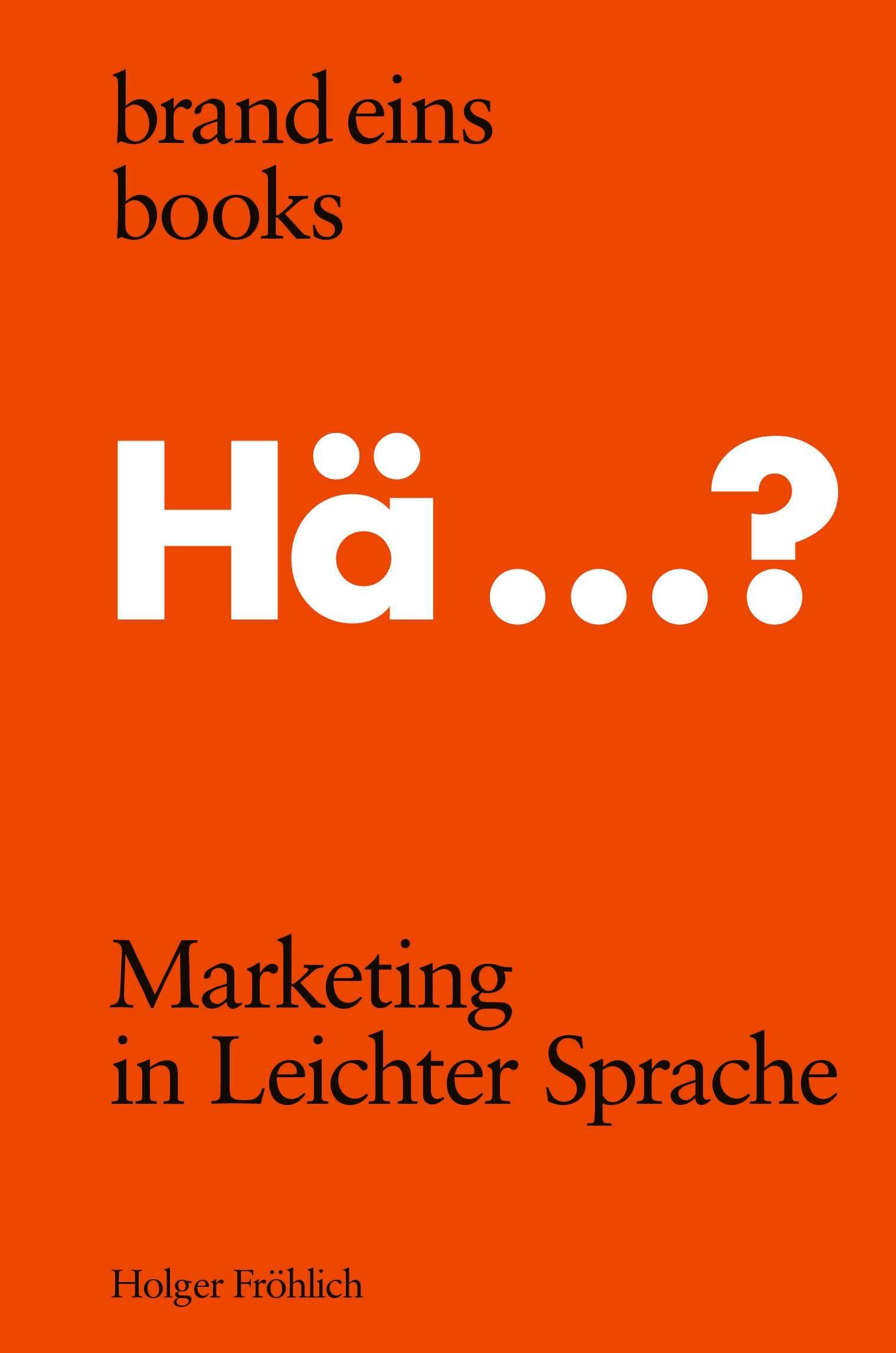 Vorderes Coverbild Marketing in Leichter Sprache
