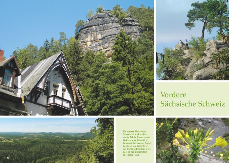 Beispielinhalt (Bild) Wandertouren für Langschläfer Sächsische Schweiz