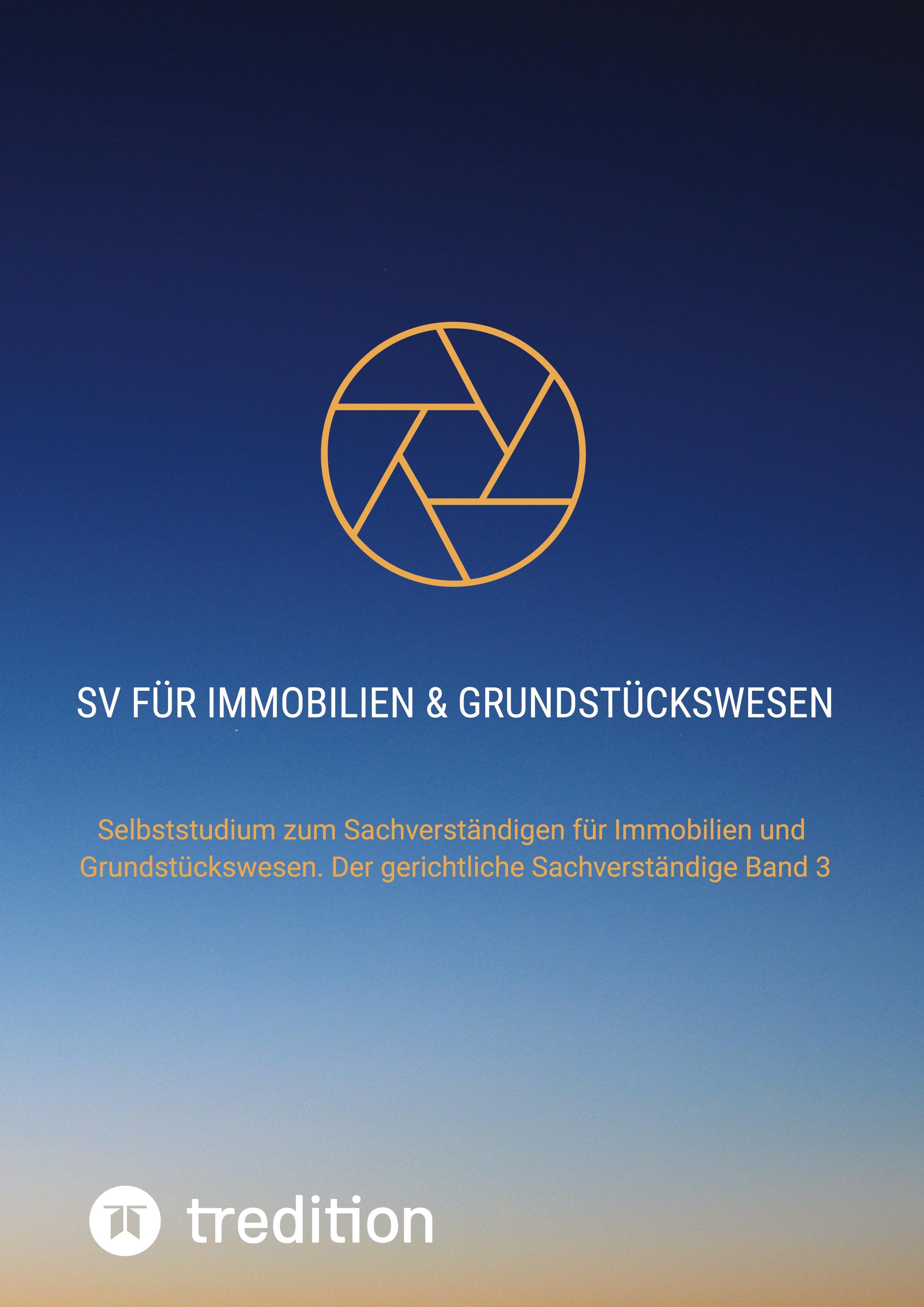 Vorderes Coverbild SV für Immobilien & Grundstückswesen Band 3