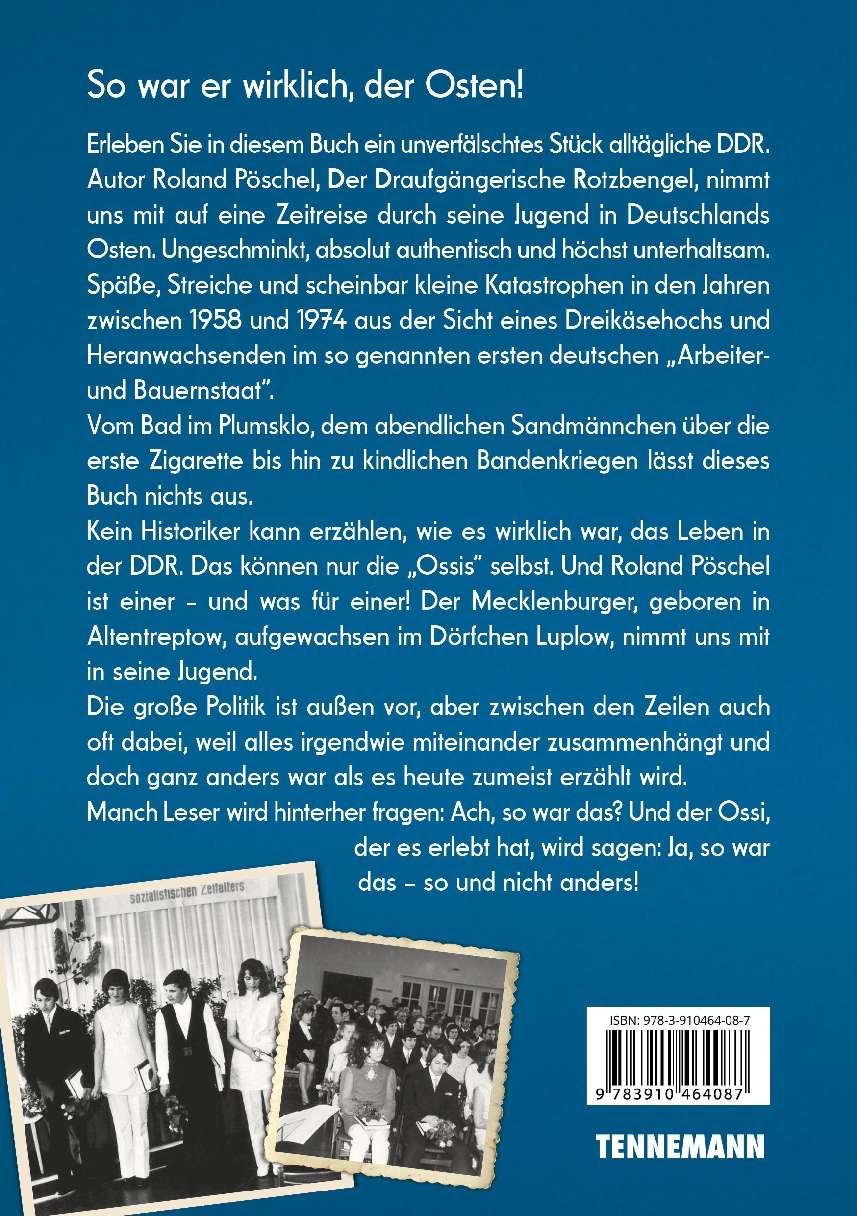 Rückseitencover Der Draufgängerische Rotzbengel