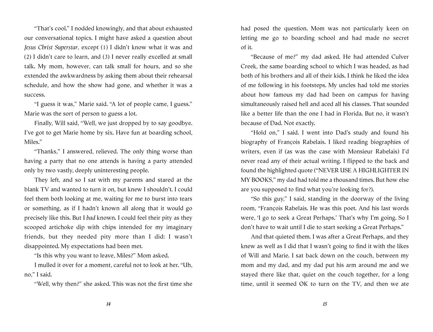 Beispielinhalt (Bild) Looking for Alaska. 20th Anniversary Edition