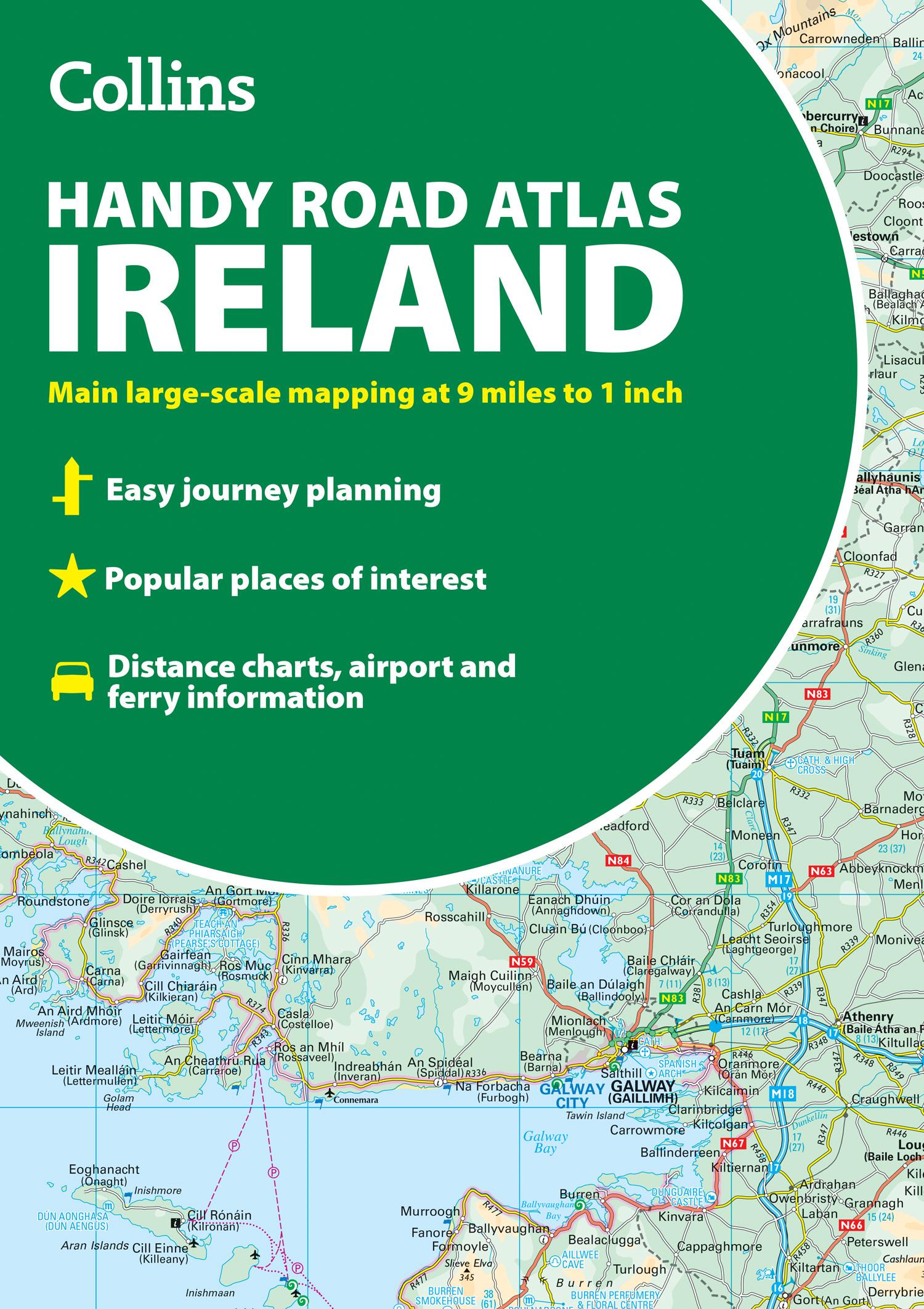 Vorderes Coverbild Collins Handy Road Atlas Ireland