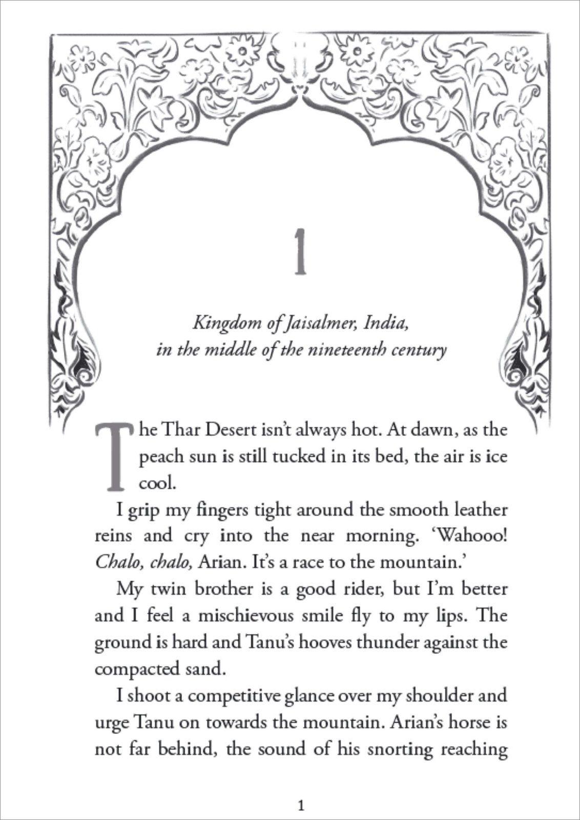 Beispielinhalt (Bild) Nush and the Stolen Emerald