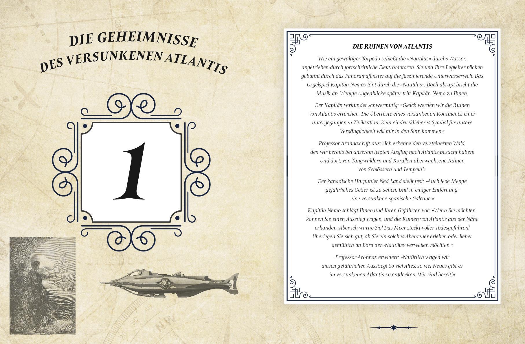 Beispielinhalt (Bild) Jules Verne Adventskalender der Logikrätsel