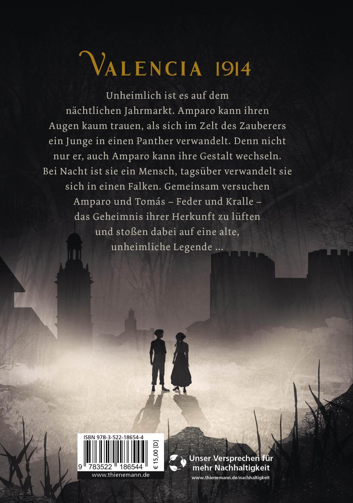 Rückseitencover Feder und Kralle