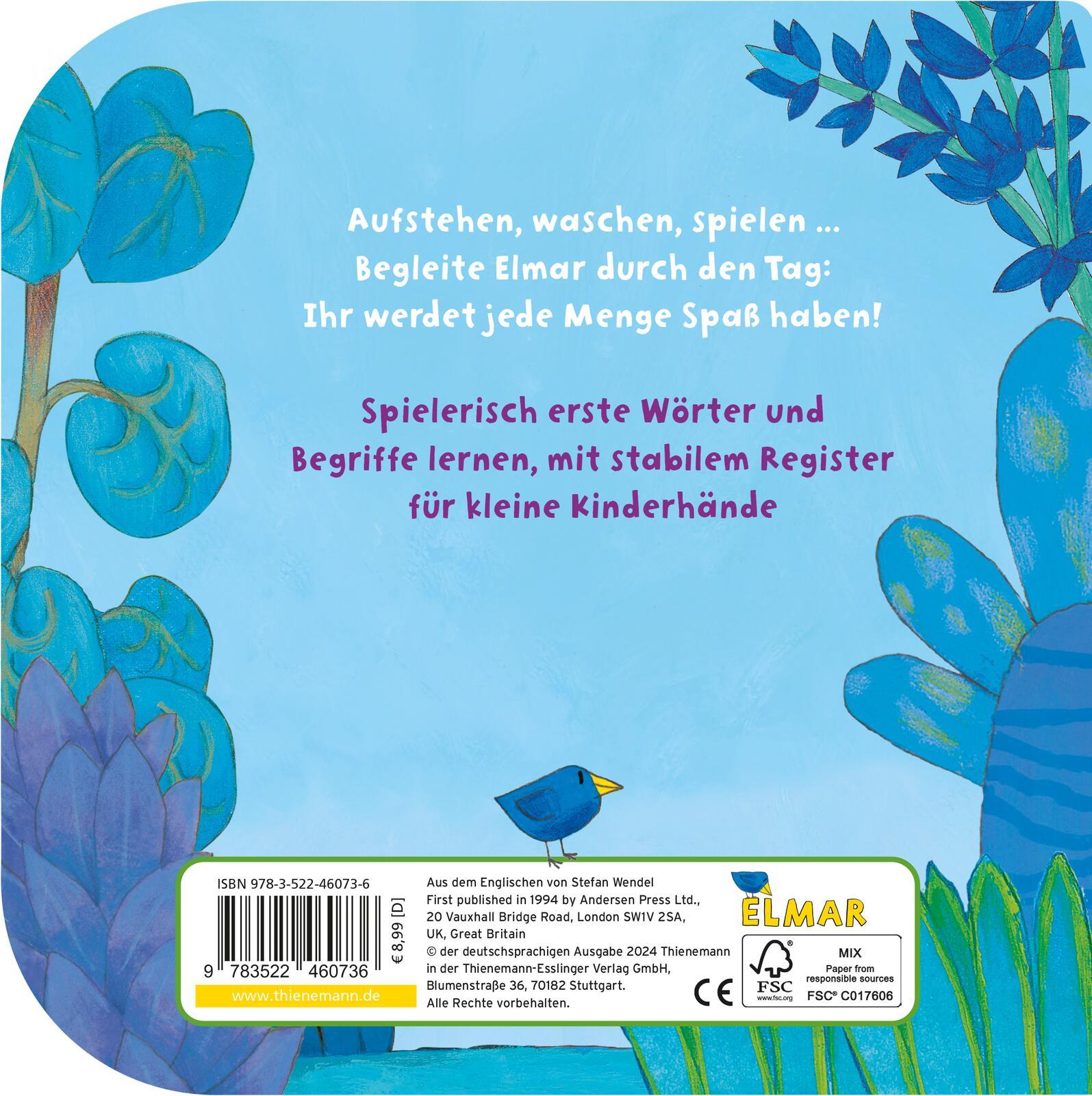 Rückseitencover Elmar: Elmars Tag