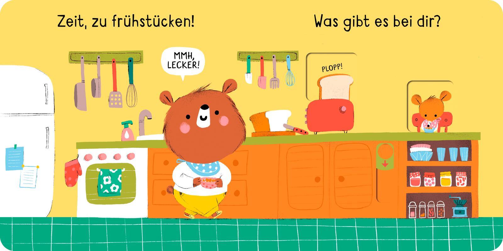 Beispielinhalt (Bild) Bär & Maus - Zusammen durch den Tag