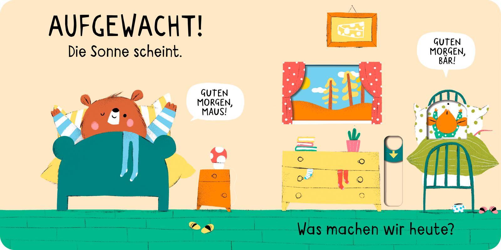 Beispielinhalt (Bild) Bär & Maus - Zusammen durch den Tag