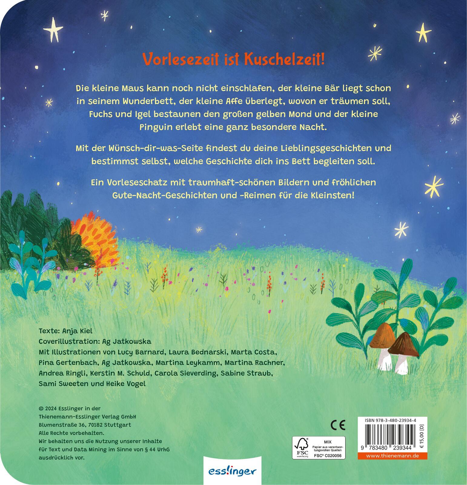 Rückseitencover Kuschelzeit!: Für dich und mich zur guten Nacht