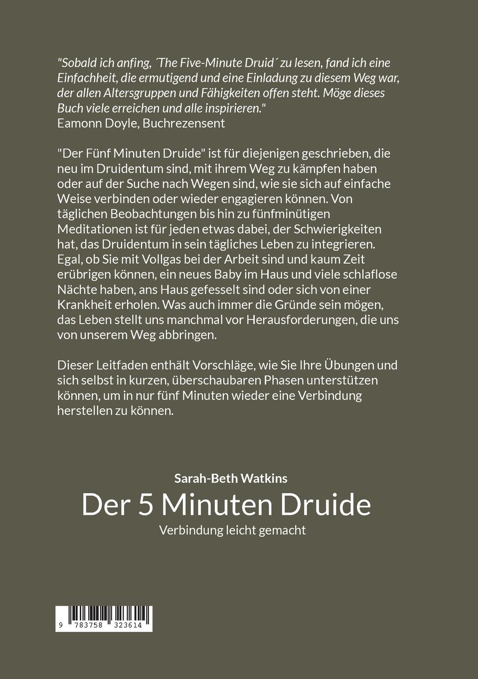 Rückseitencover Der 5 Minuten Druide