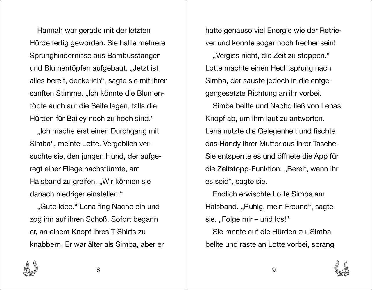 Beispielinhalt (Bild) Ponyhof Apfelblüte (Band 23) - Lotte gibt nicht auf