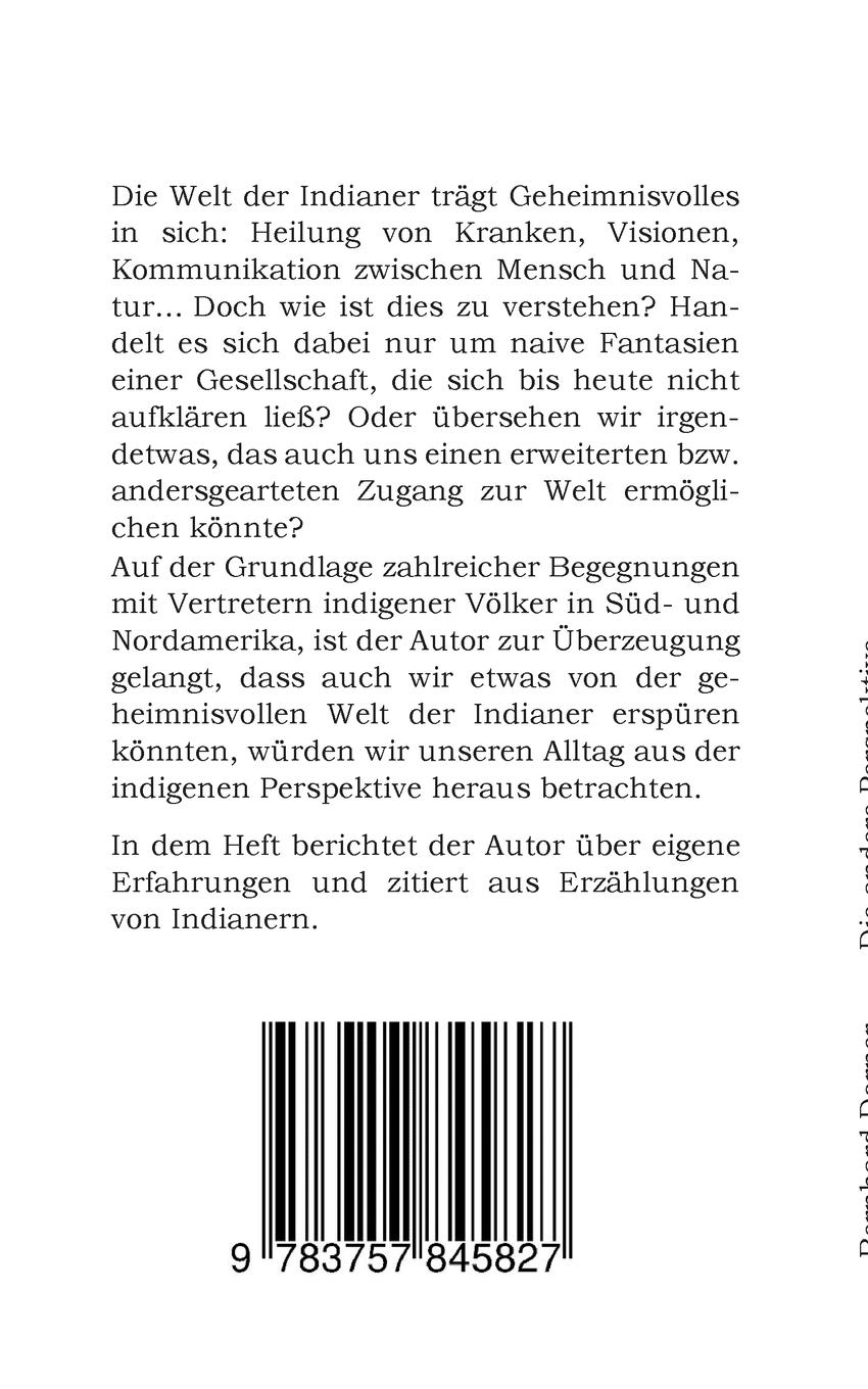 Rückseitencover Die andere Perspektive