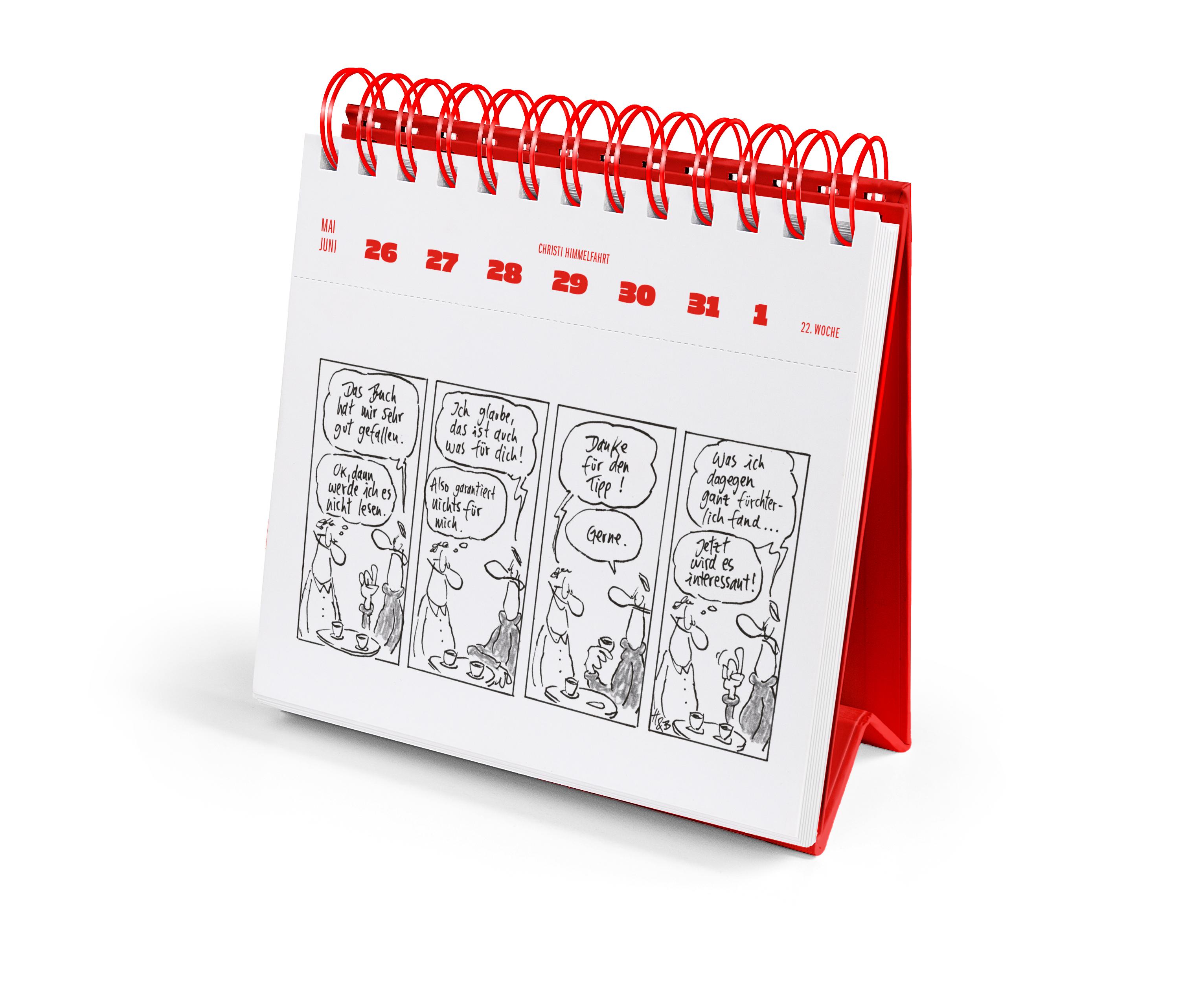 Beispielinhalt (Bild) Hauck & Bauer Postkartenkalender 2025