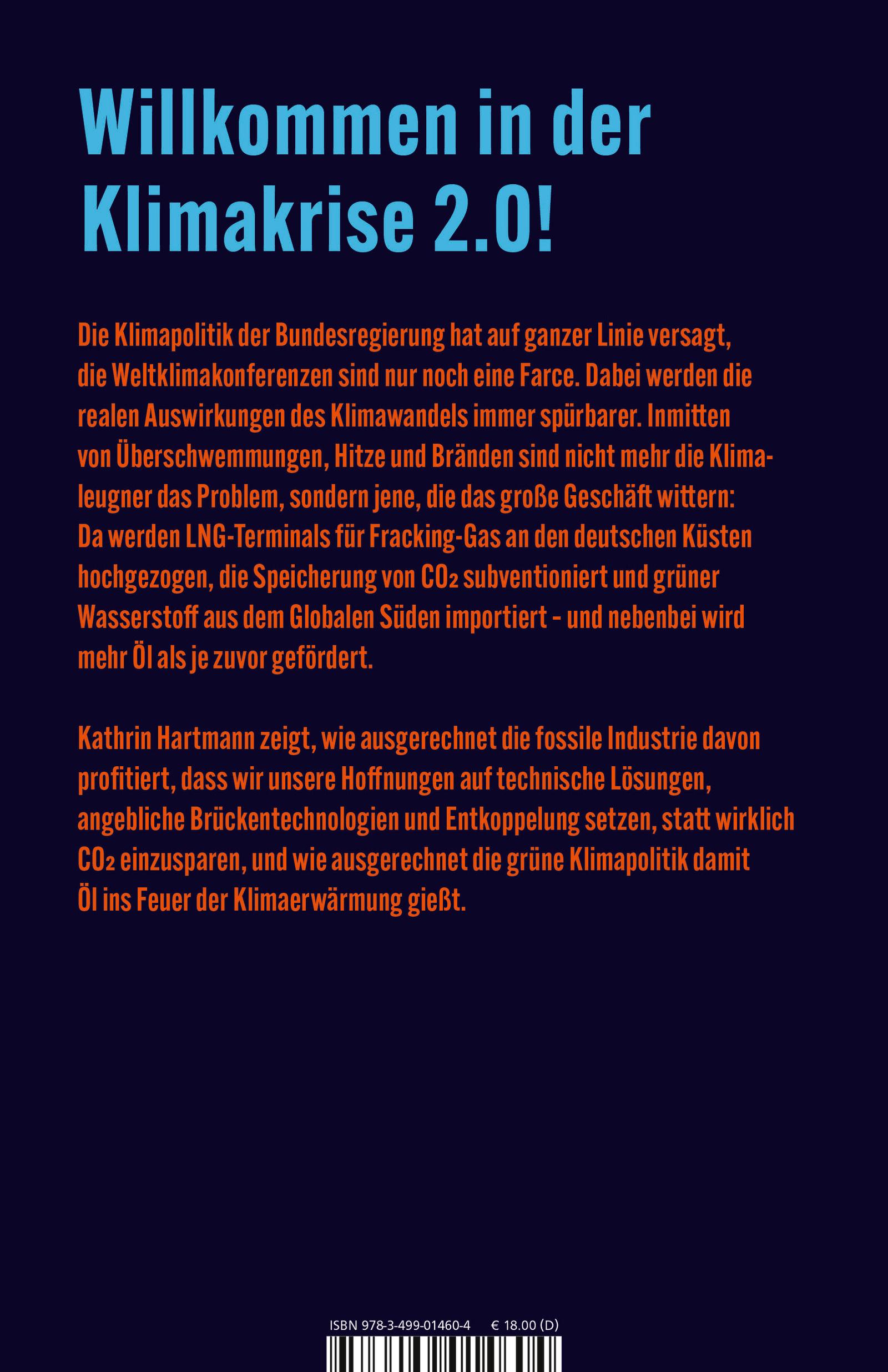 Rückseitencover Öl ins Feuer