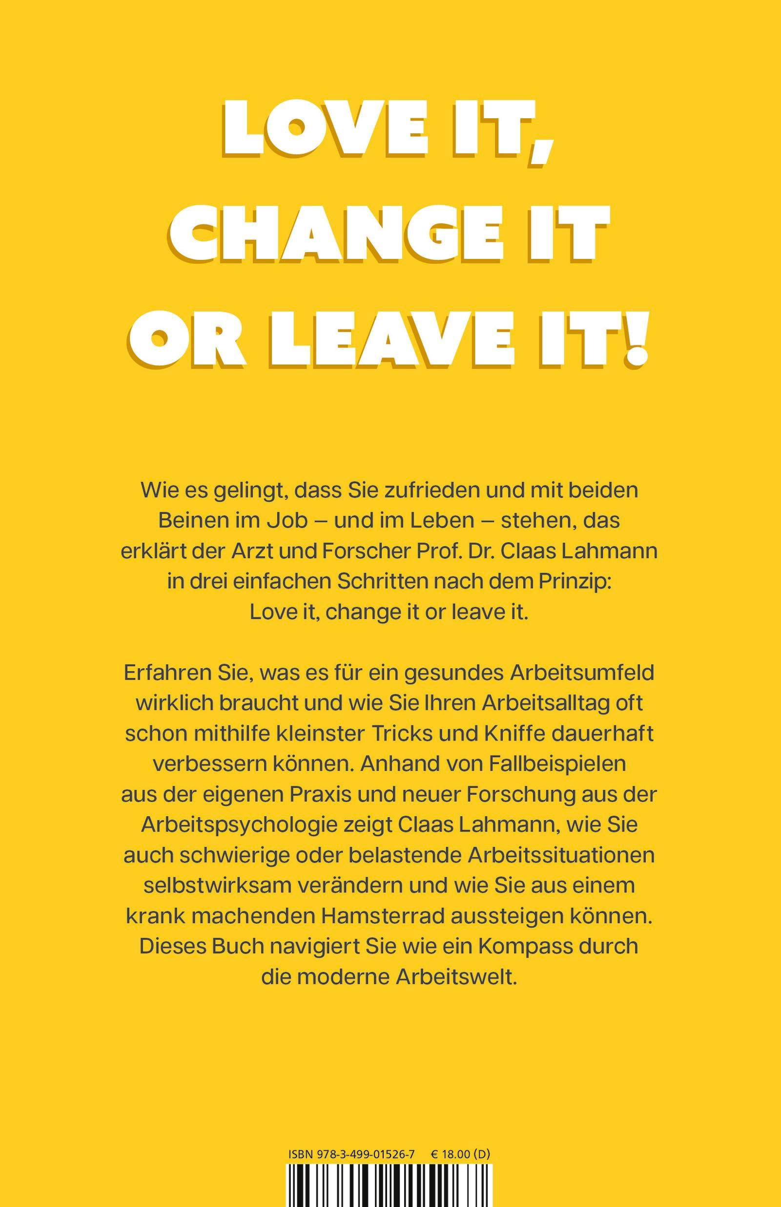 Rückseitencover Wie Arbeit glücklich macht