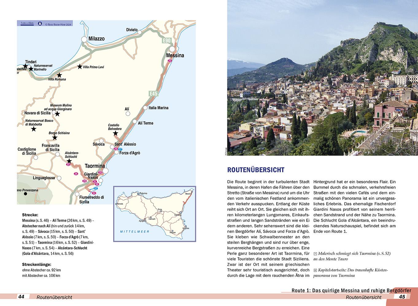 Beispielinhalt (Bild) Reise Know-How Wohnmobil-Tourguide Sizilien