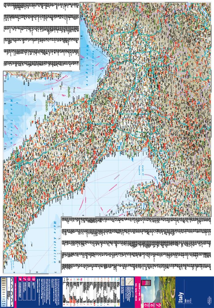 Beispielinhalt (Bild) Reise Know-How Landkarte Italien / Italy (1:900.000)