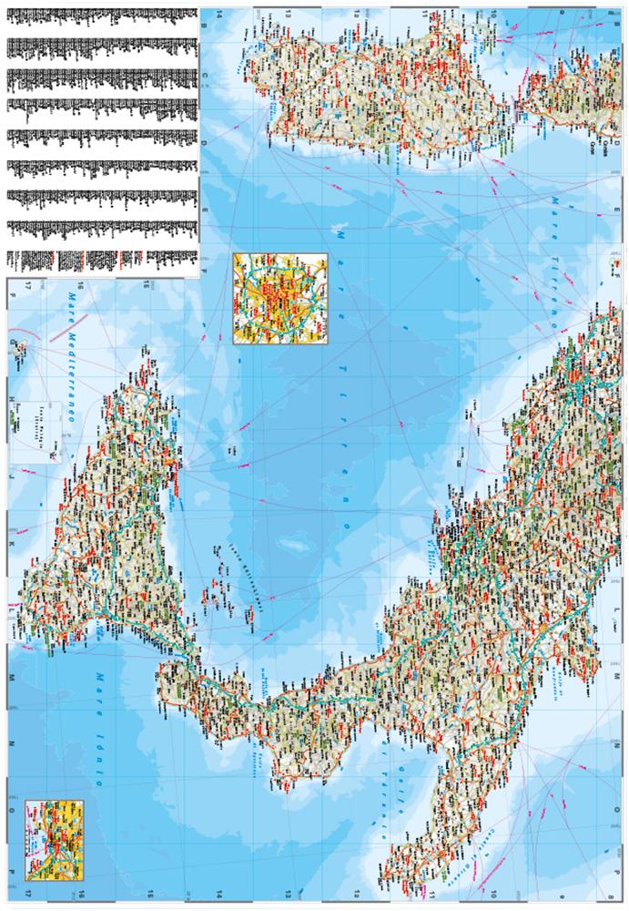 Beispielinhalt (Bild) Reise Know-How Landkarte Italien / Italy (1:900.000)