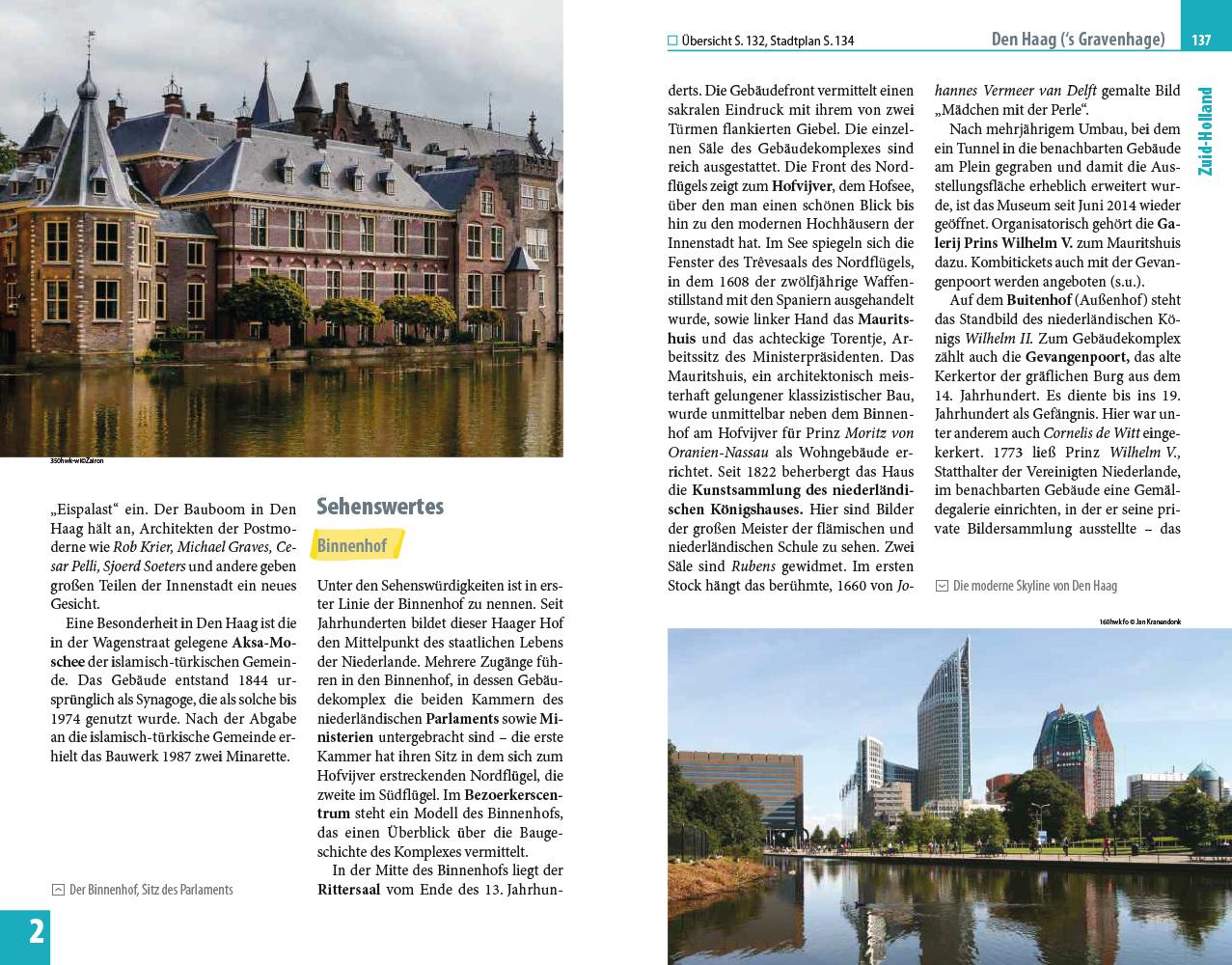 Beispielinhalt (Bild) Reise Know-How Reiseführer Holland - Die Westküste