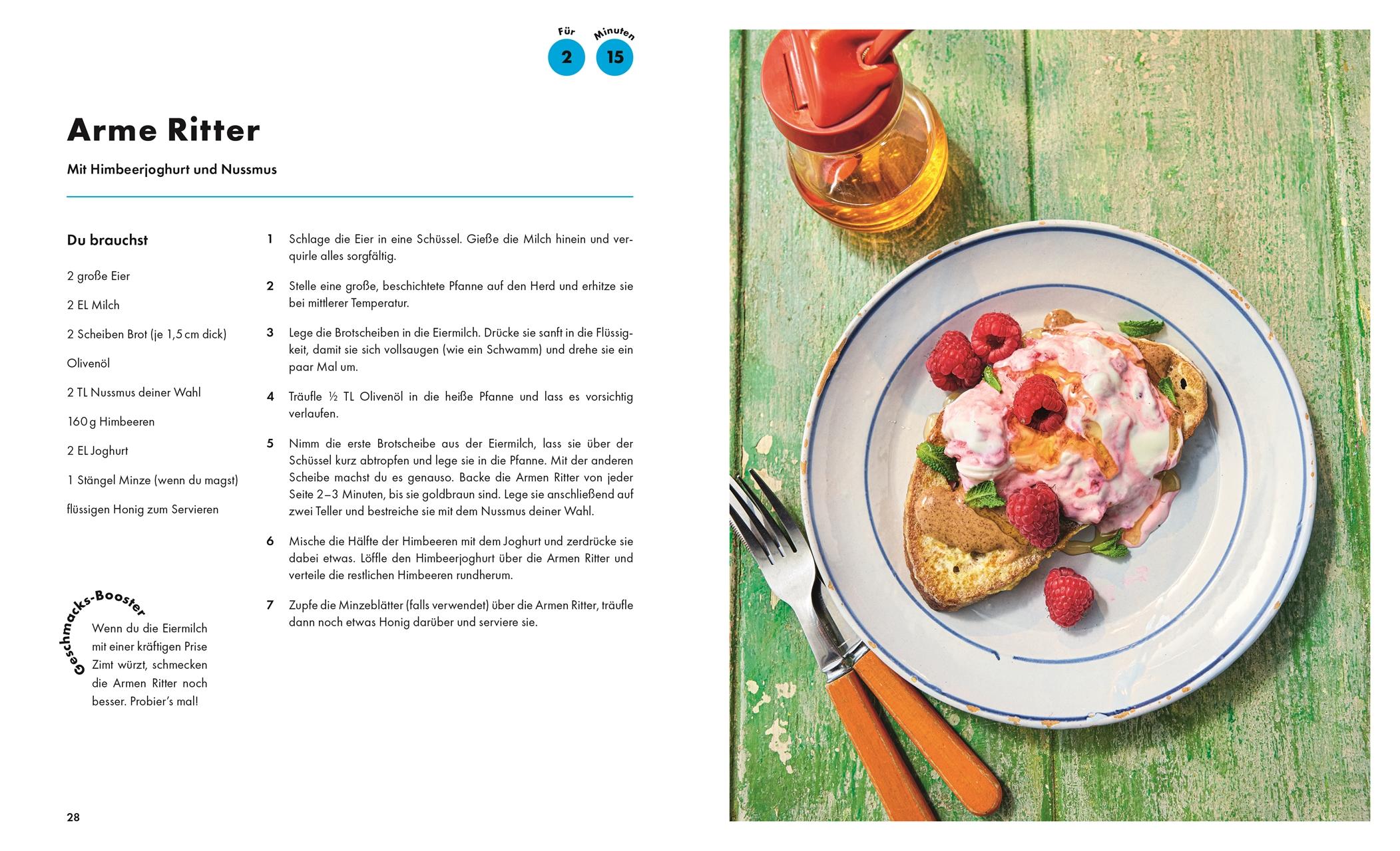 Beispielinhalt (Bild) Let's cook