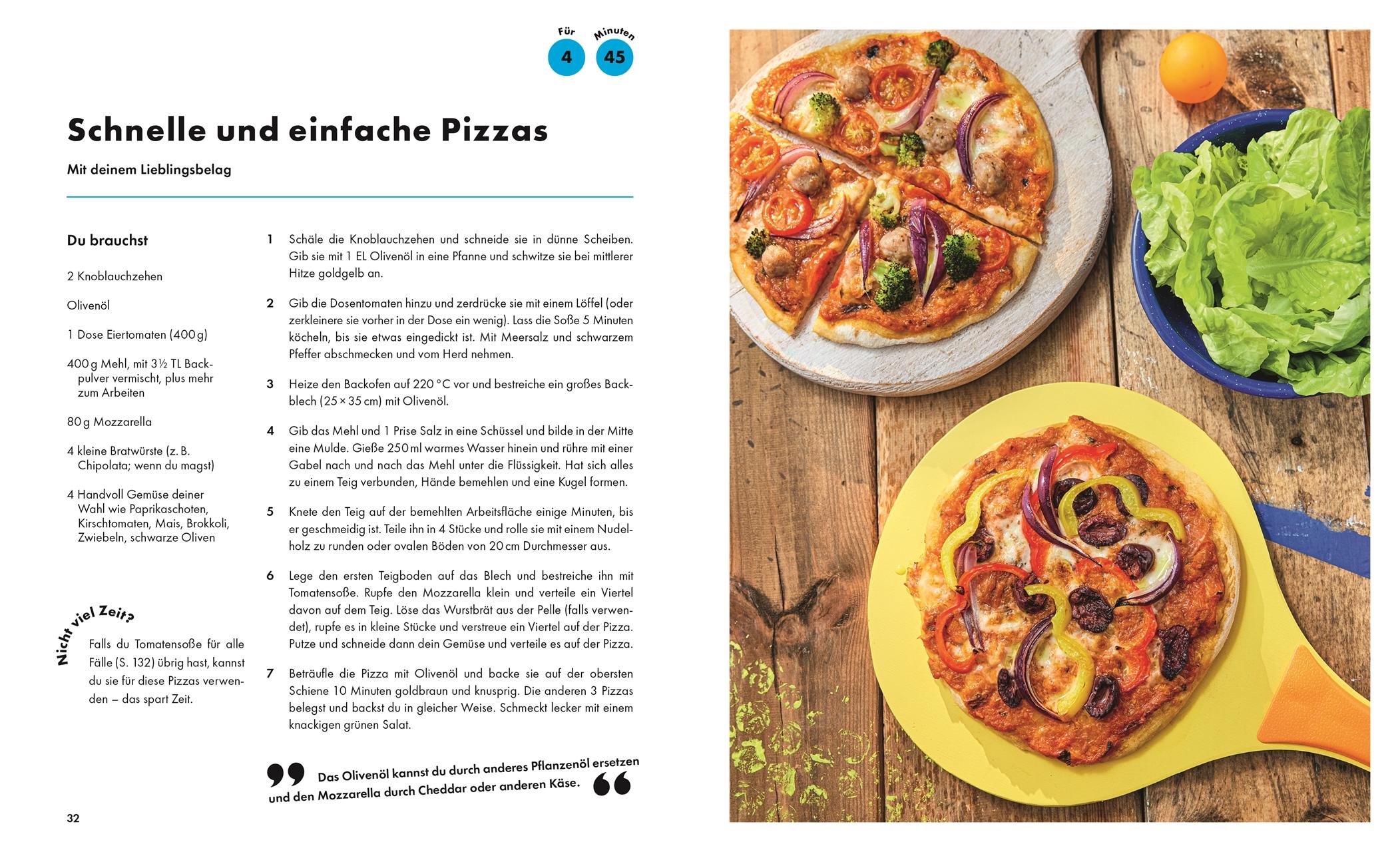 Beispielinhalt (Bild) Let's cook