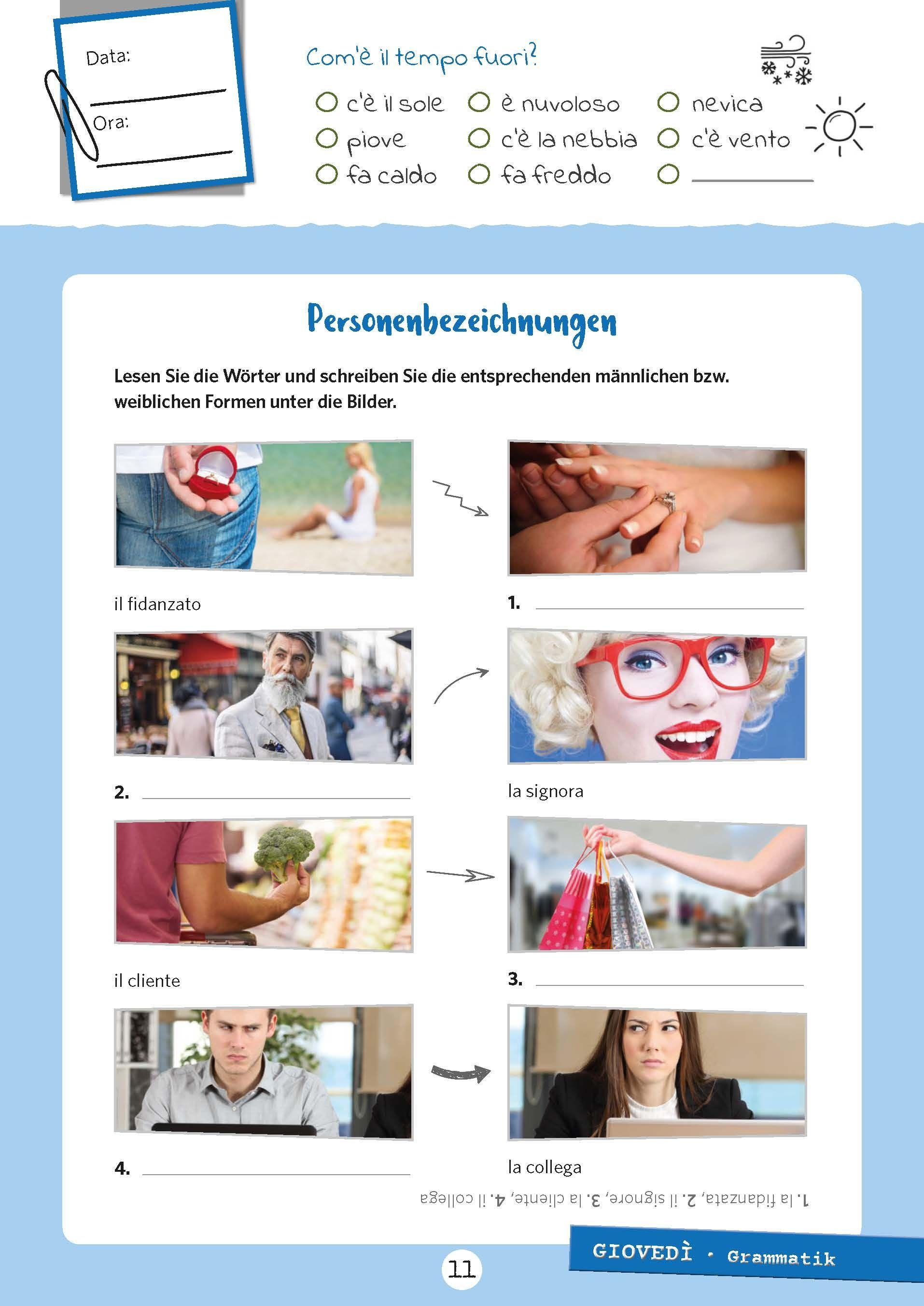 Beispielinhalt (Bild) PONS 365 Auszeiten Italienisch