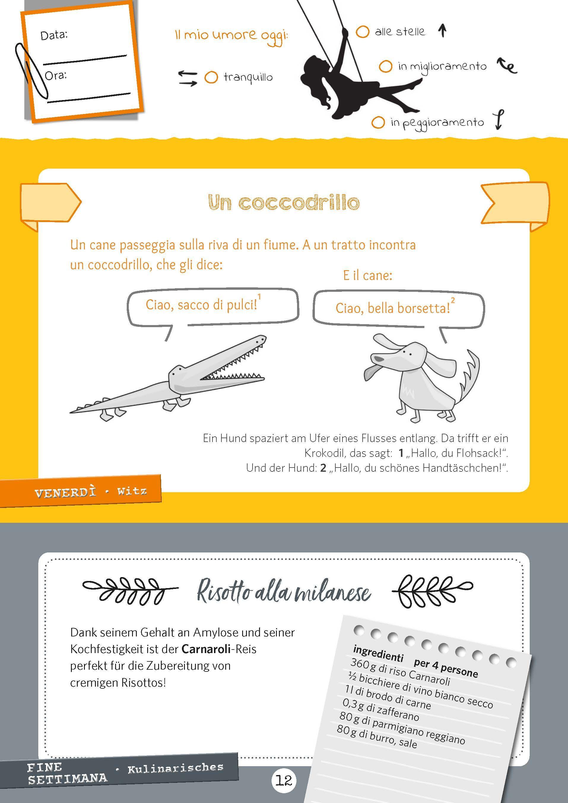 Beispielinhalt (Bild) PONS 365 Auszeiten Italienisch