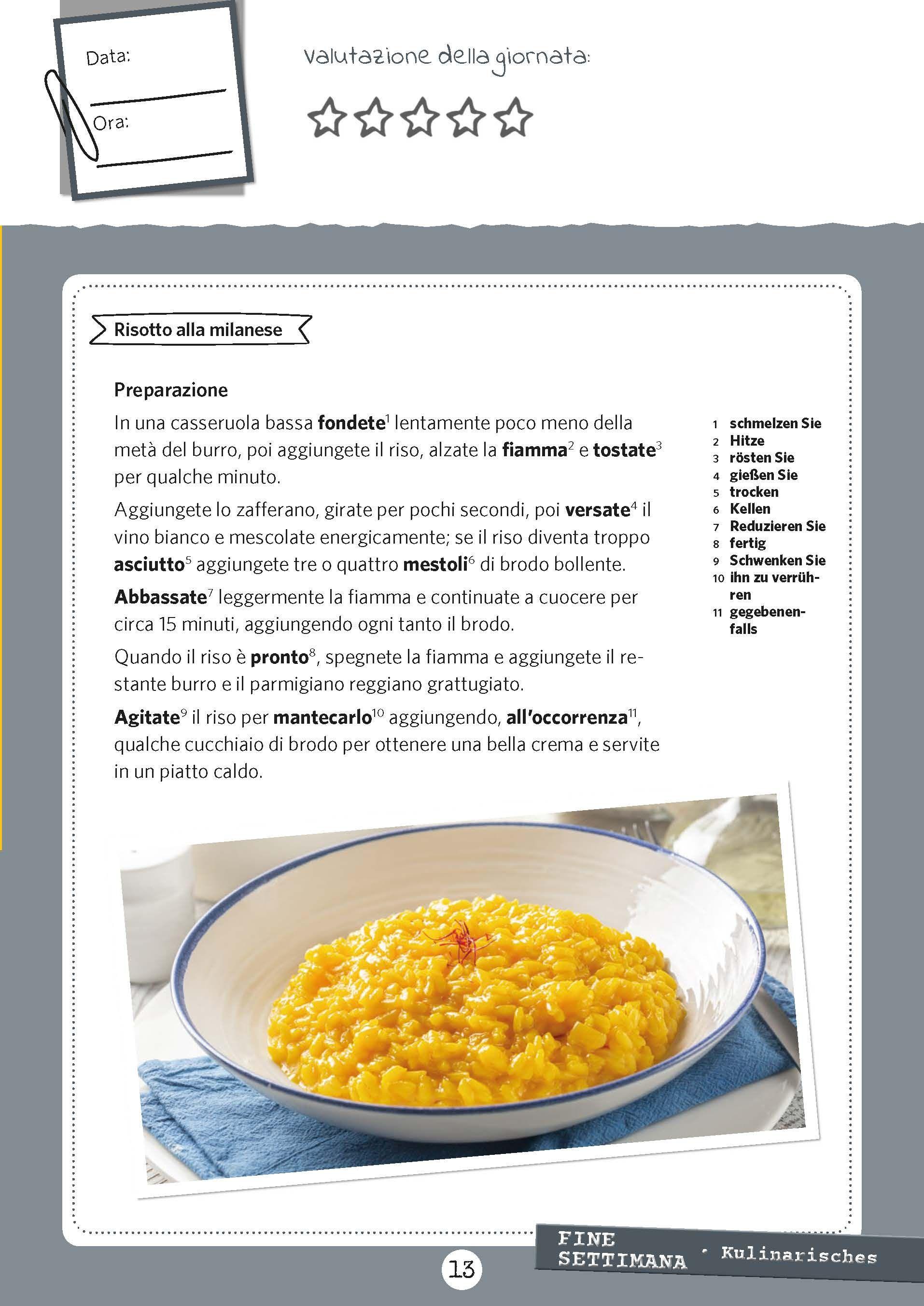 Beispielinhalt (Bild) PONS 365 Auszeiten Italienisch