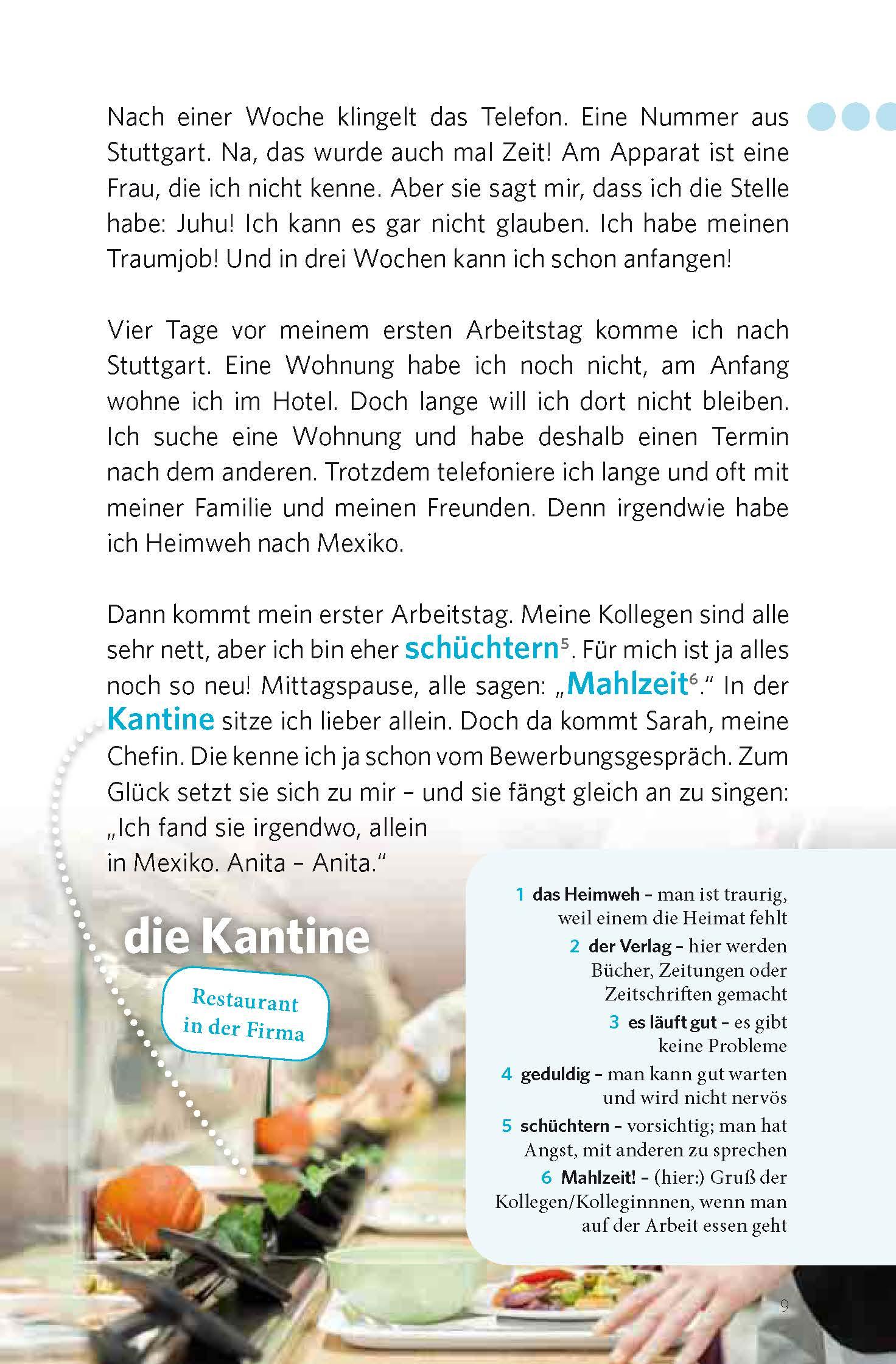 Beispielinhalt (Bild) PONS 40 Kurzgeschichten Deutsch als Fremdsprache