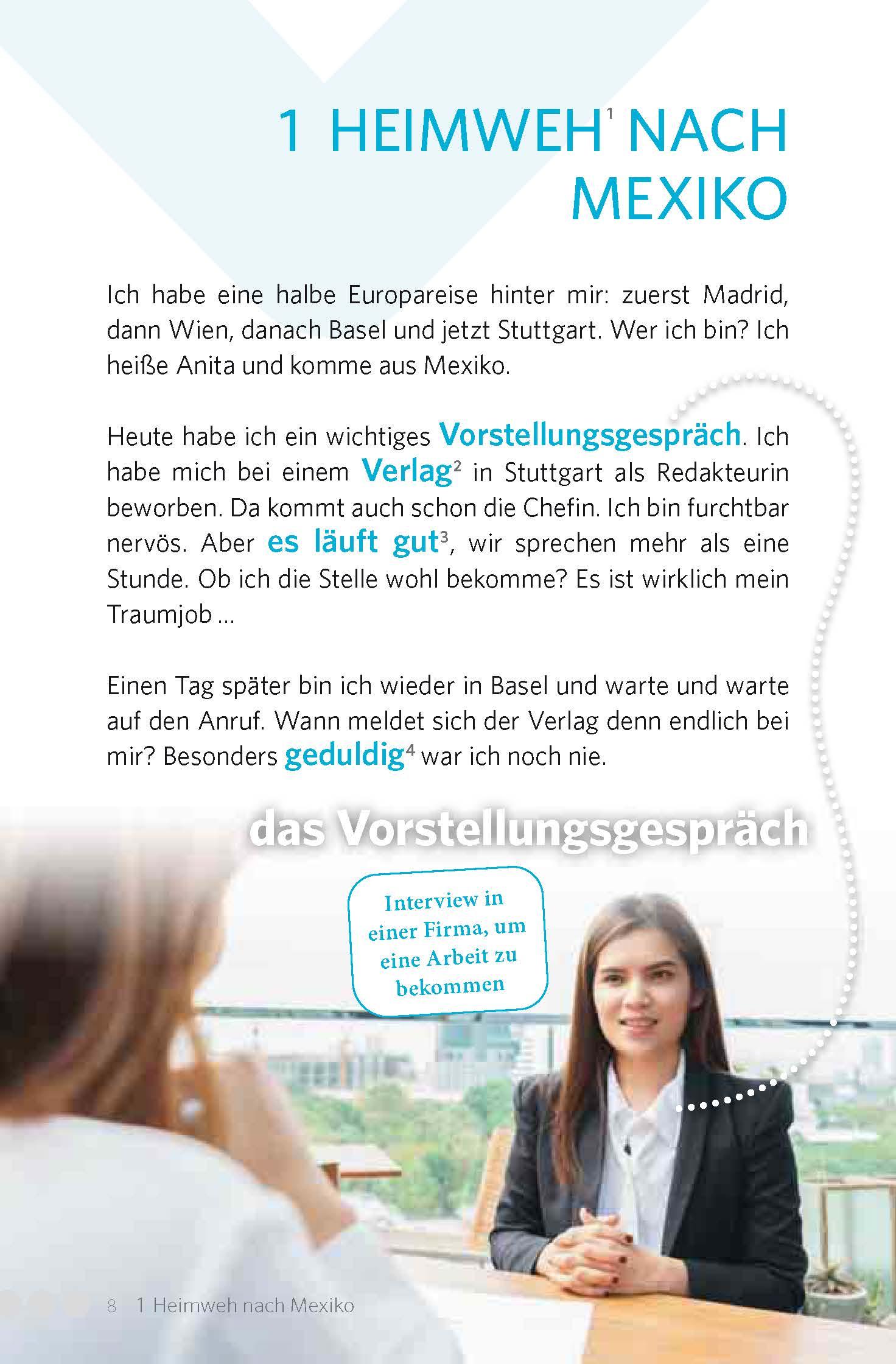 Beispielinhalt (Bild) PONS 40 Kurzgeschichten Deutsch als Fremdsprache
