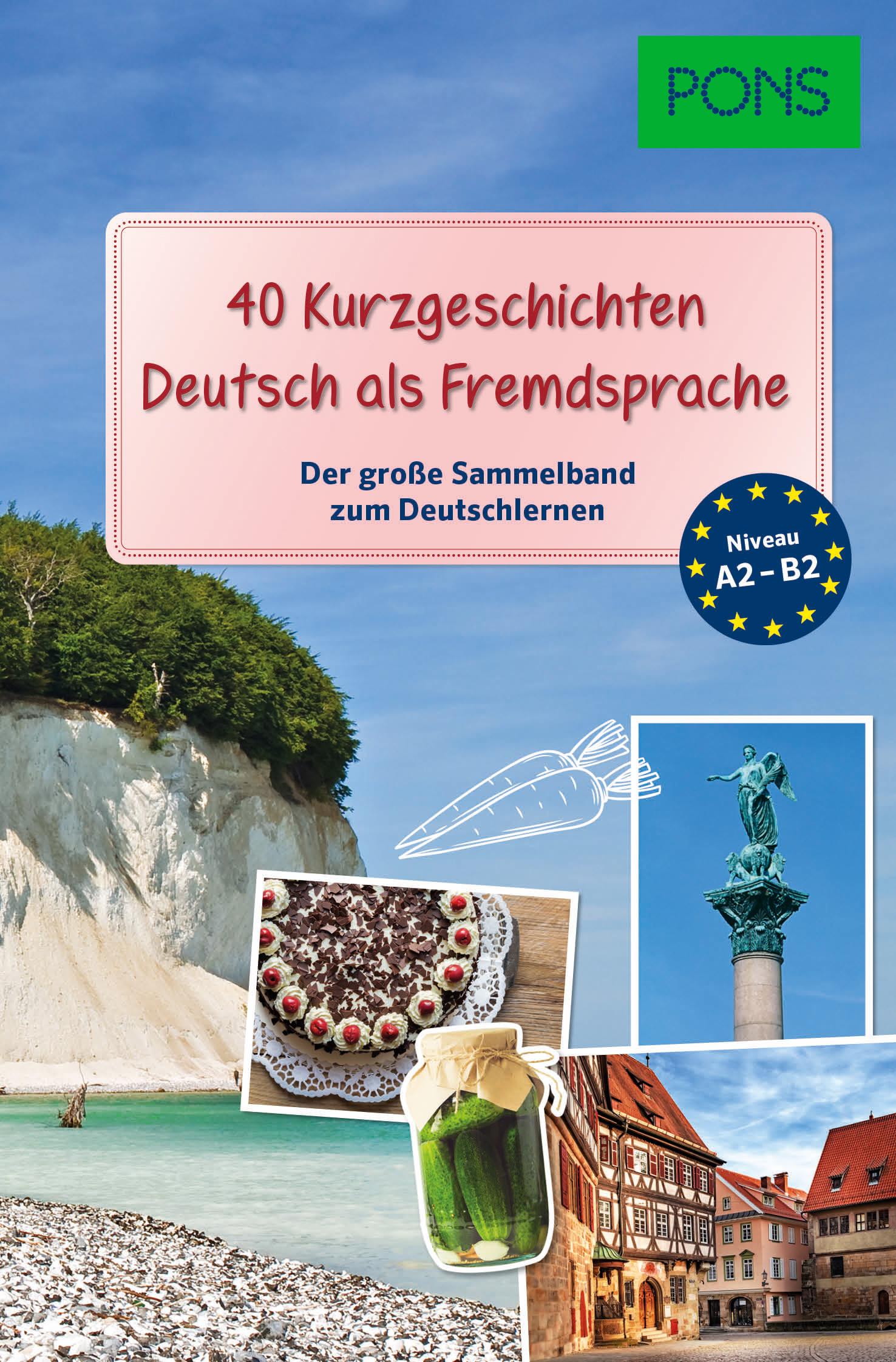 Vorderes Coverbild PONS 40 Kurzgeschichten Deutsch als Fremdsprache