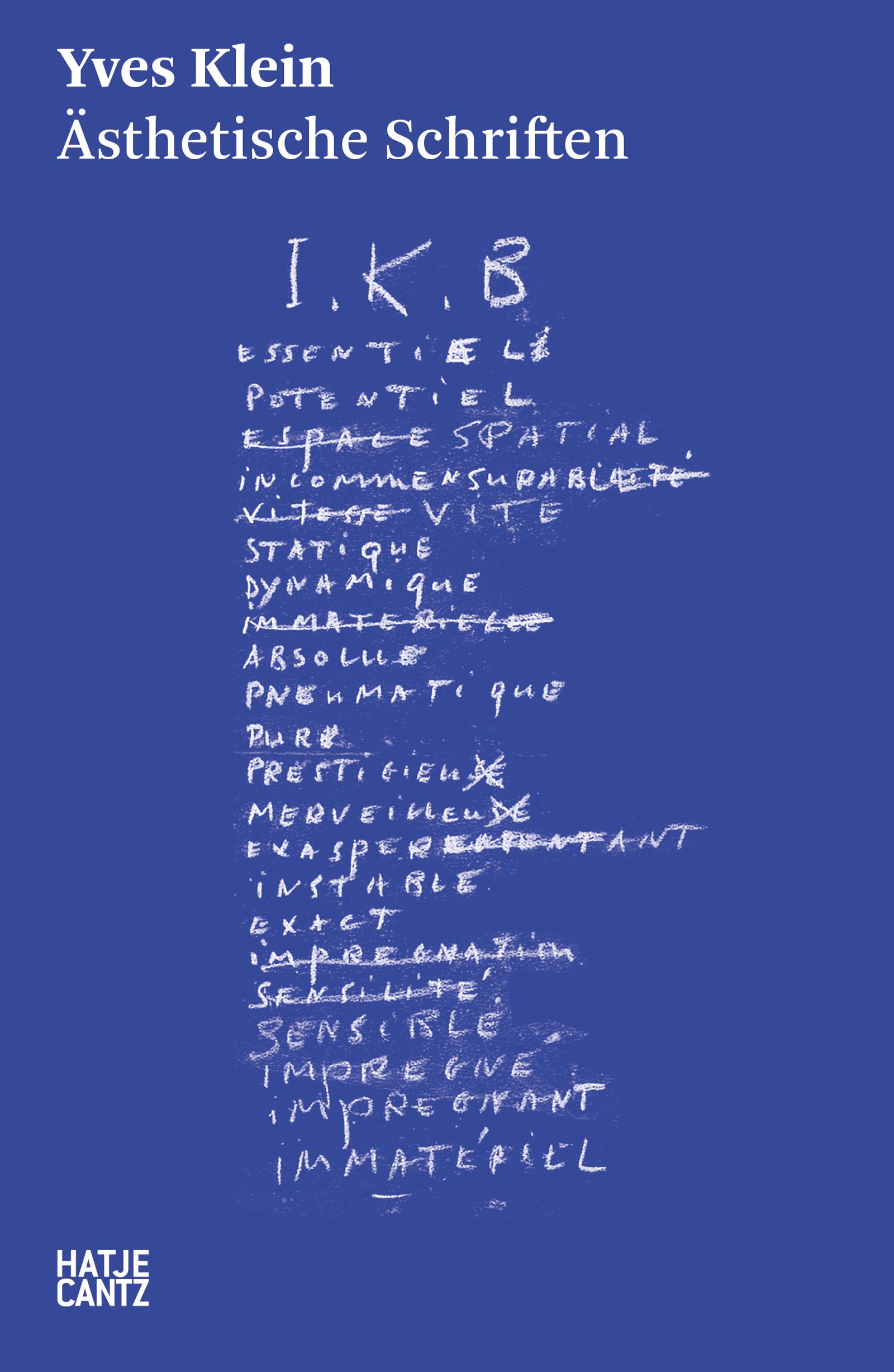 Vorderes Coverbild Yves Klein