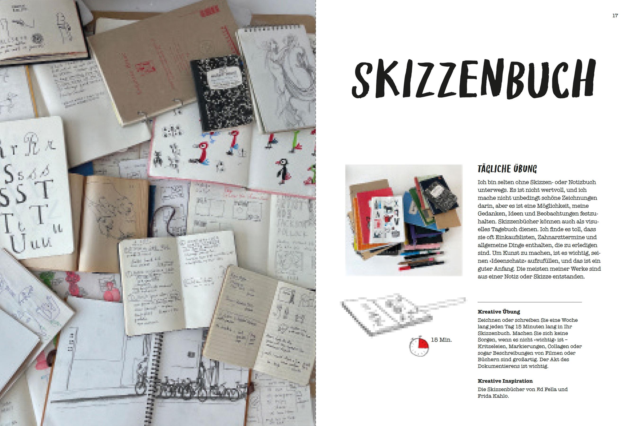 Beispielinhalt (Bild) Jeden Tag kreativ sein