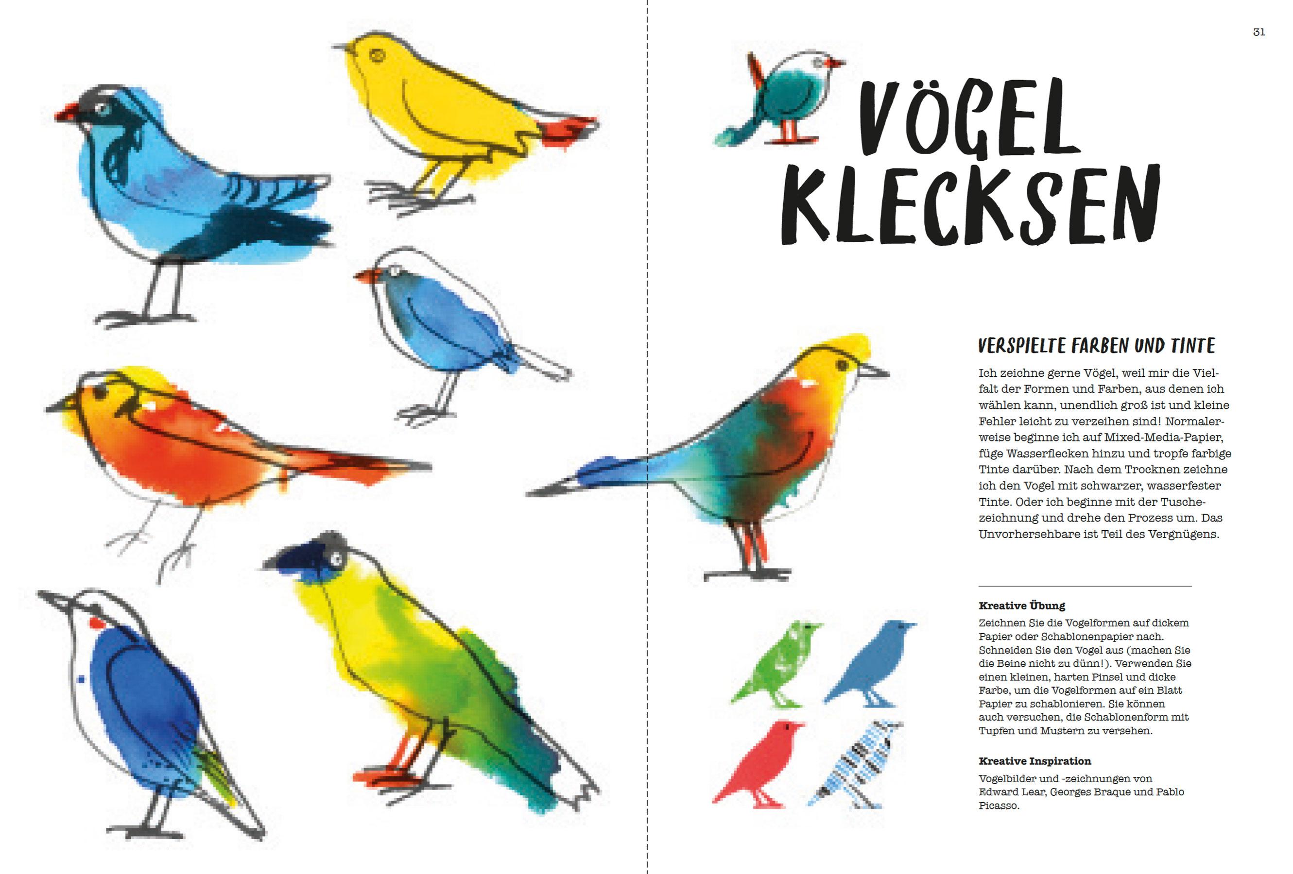 Beispielinhalt (Bild) Jeden Tag kreativ sein